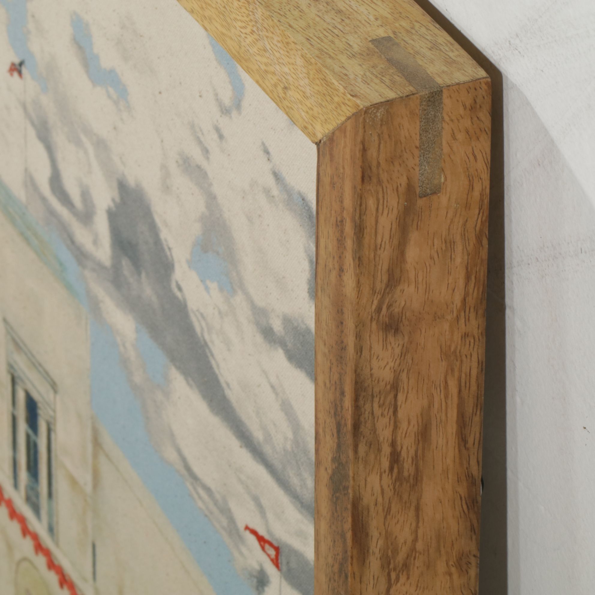 Jeff Joseph Textile Art "The Original Ohio Stadium," Early 21st Century