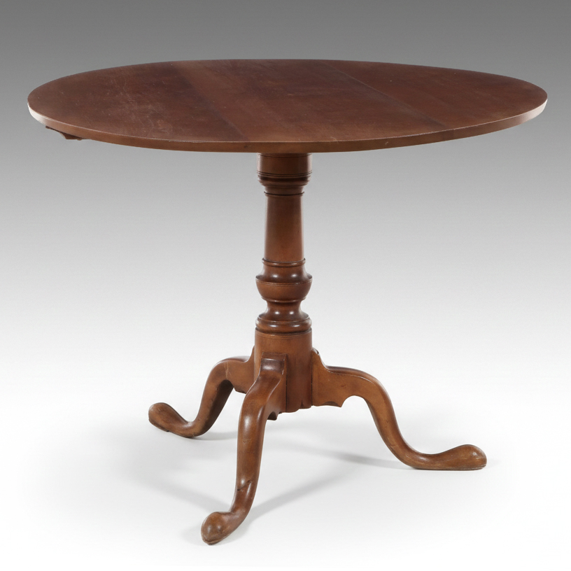 Queen Anne Style Tilt-Top Tea Table