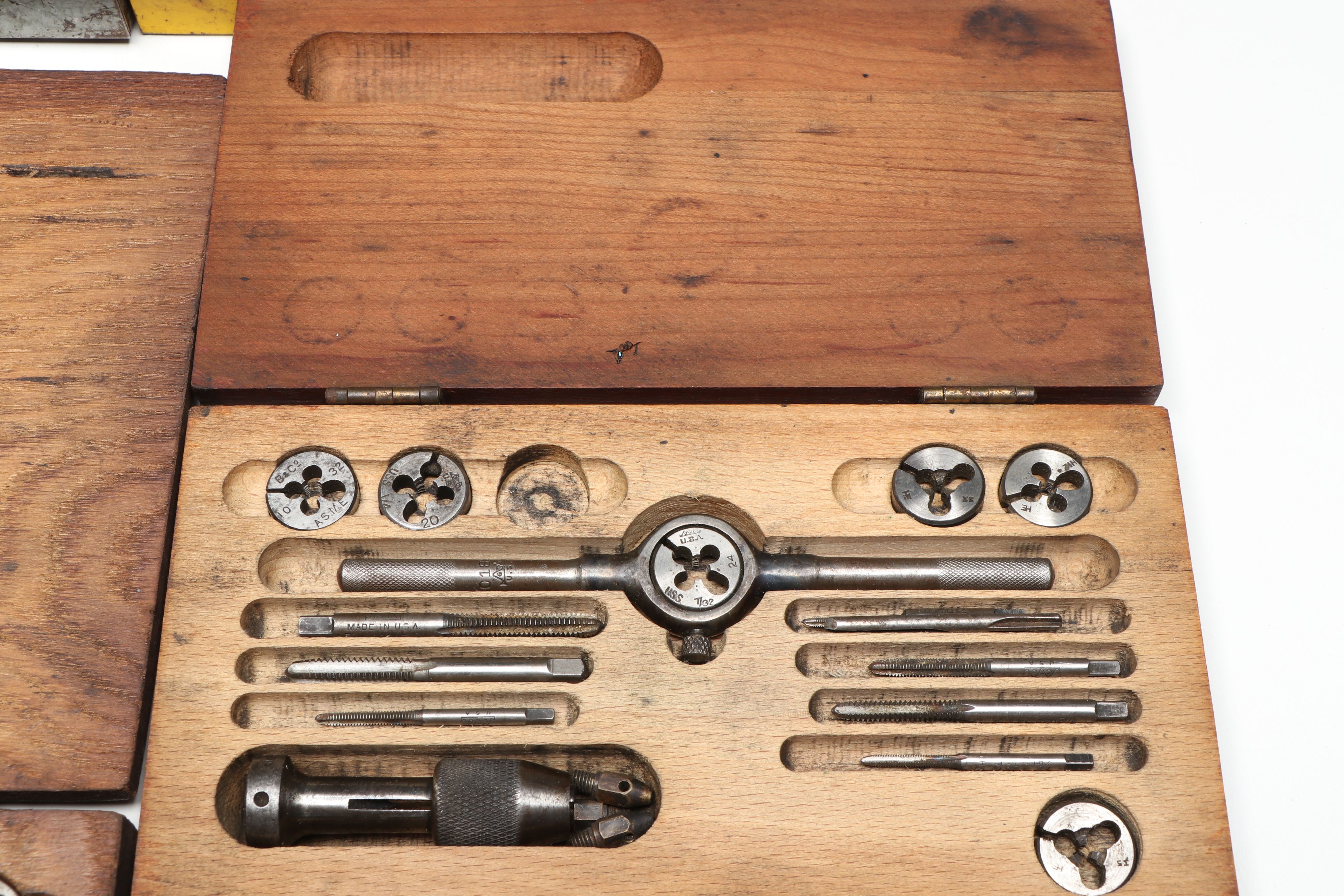 Dayton and Other Drill Bits, and Cases with Eagle and Copper Oil Cans
