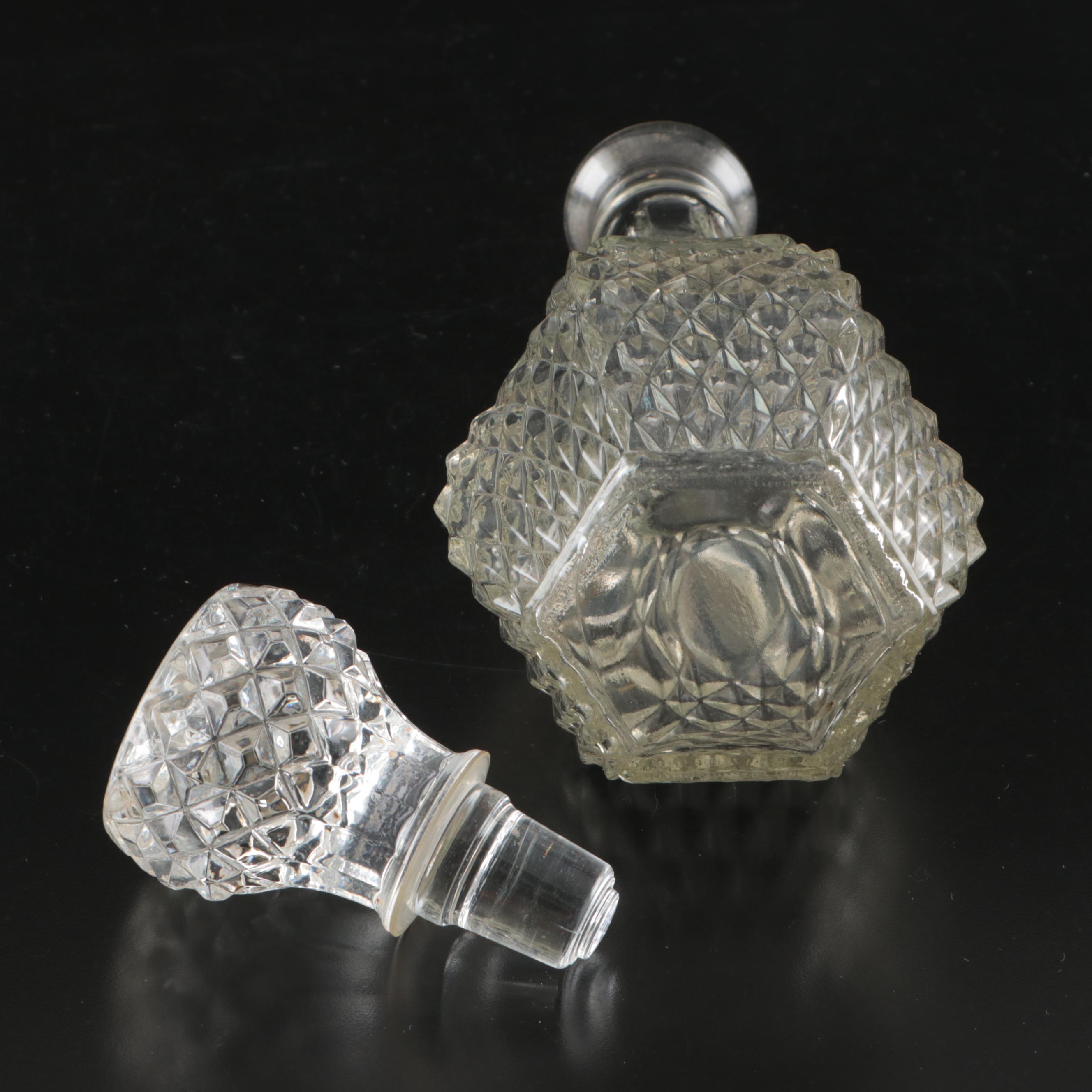 Towle Crystal and Other Glass Stoppered Decanters