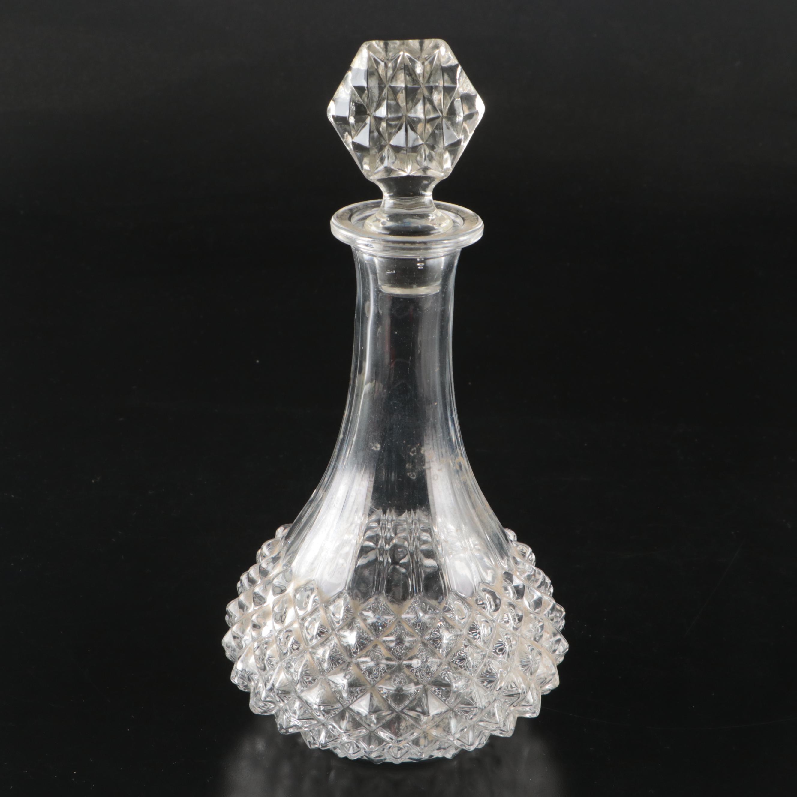 Towle Crystal and Other Glass Stoppered Decanters
