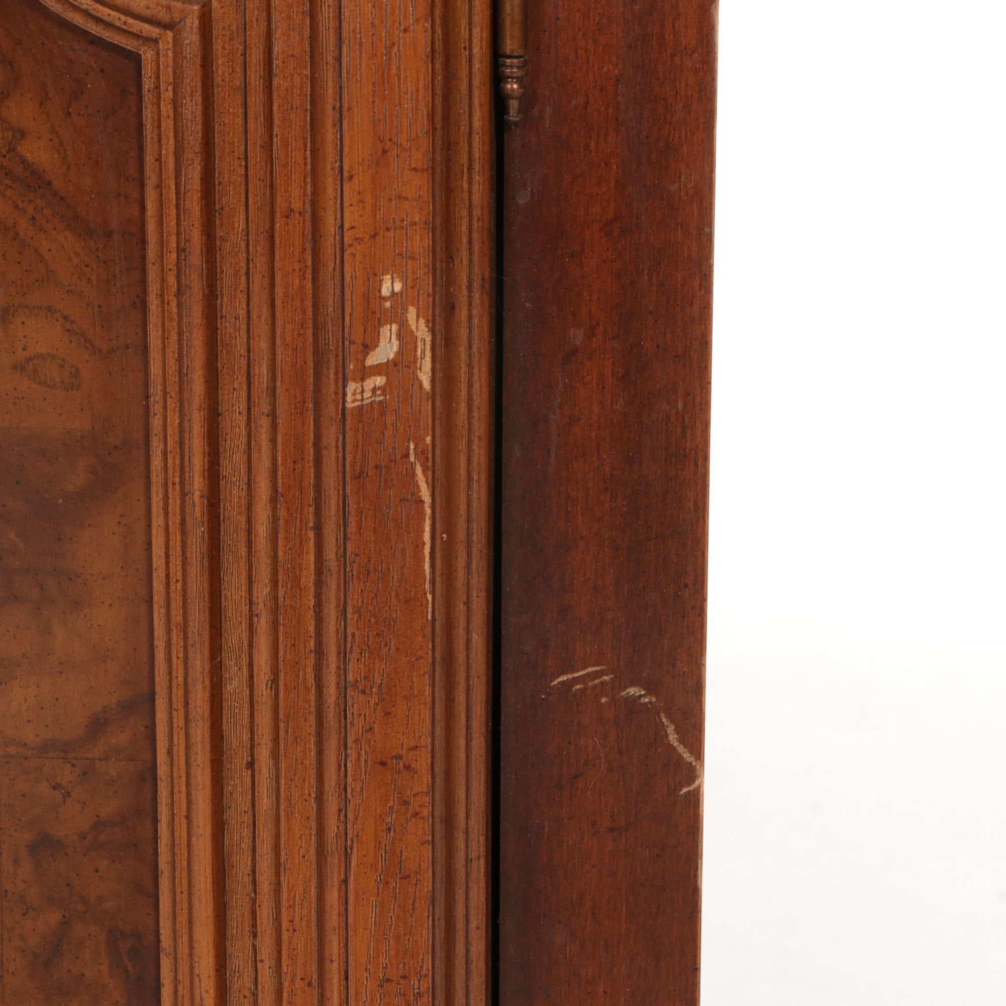 Wood Grain Finished Flip-Top Server, Late 20th Century