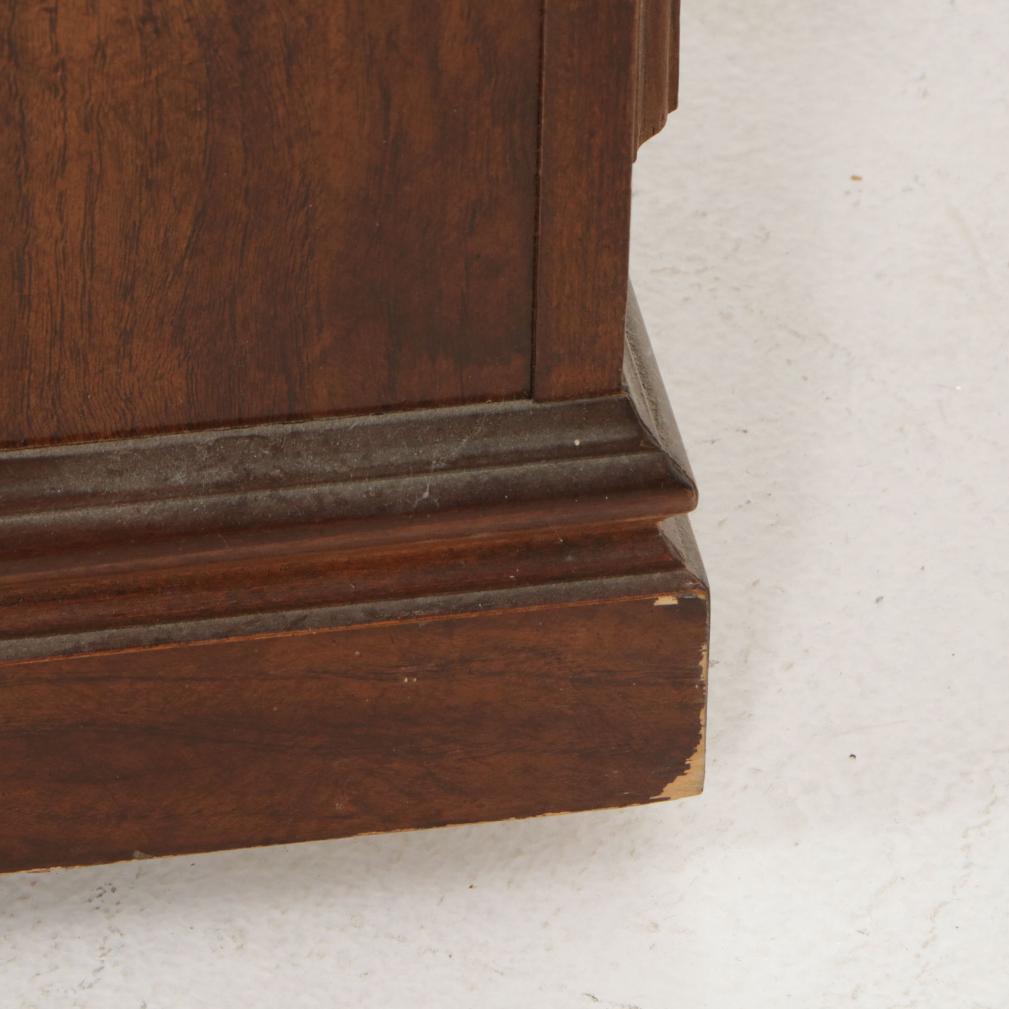 Wood Grain Finished Flip-Top Server, Late 20th Century