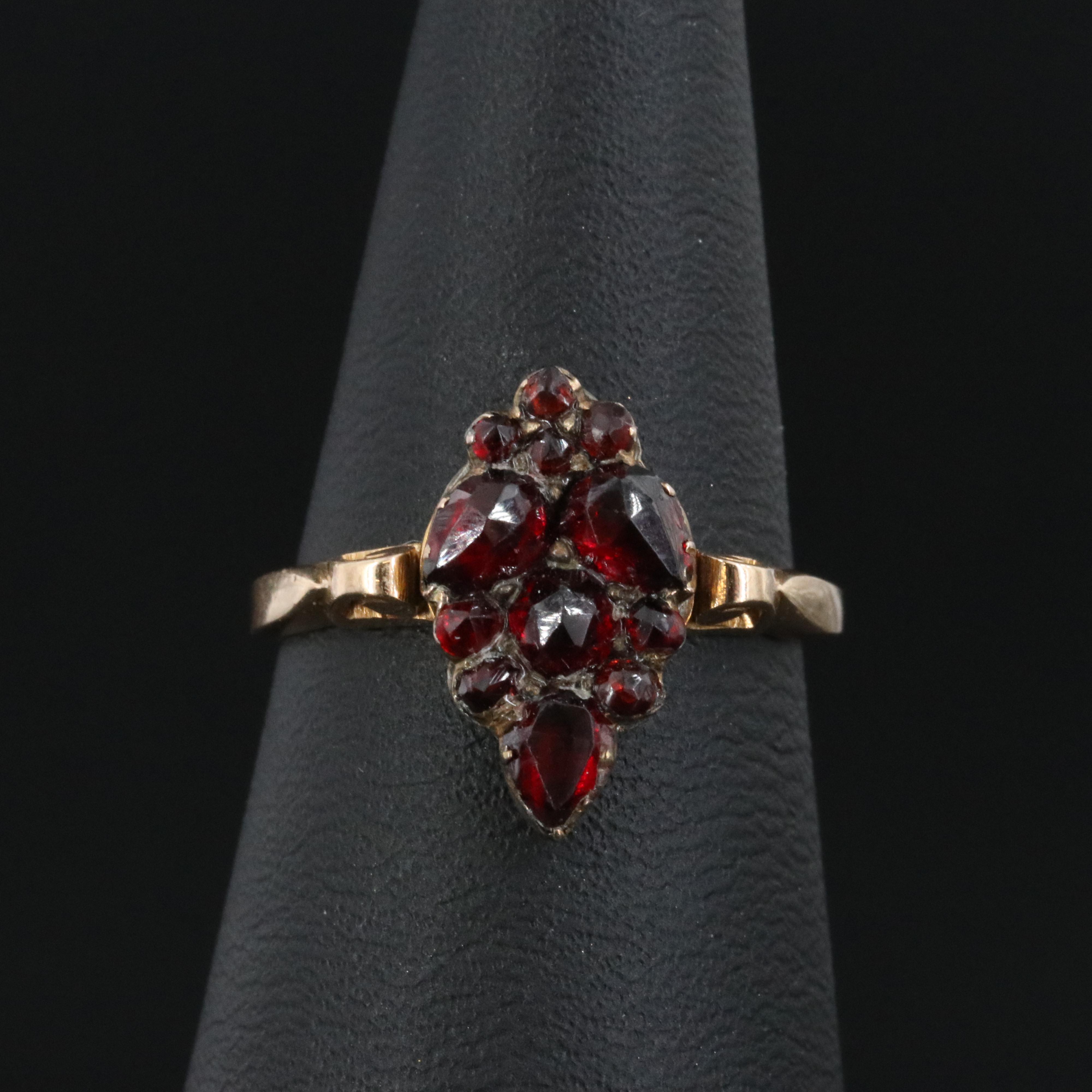 14K Garnet Ring