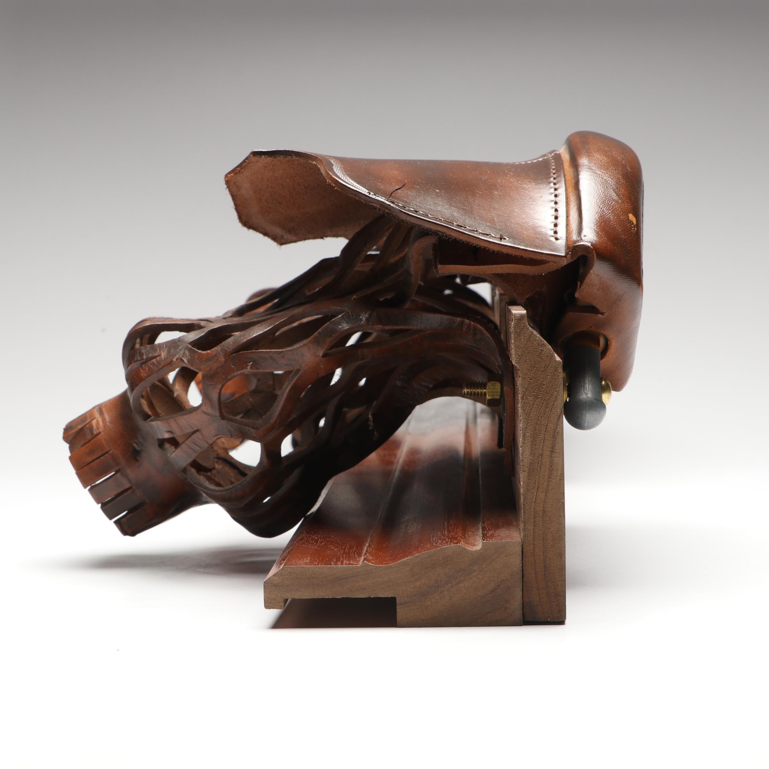 Mounted Leather Pool Table Pockets