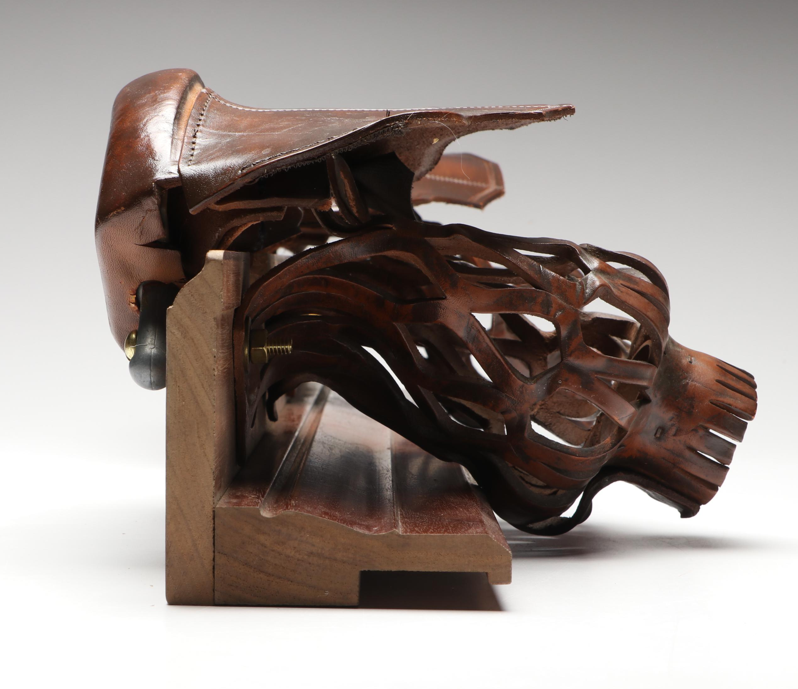 Mounted Leather Pool Table Pockets