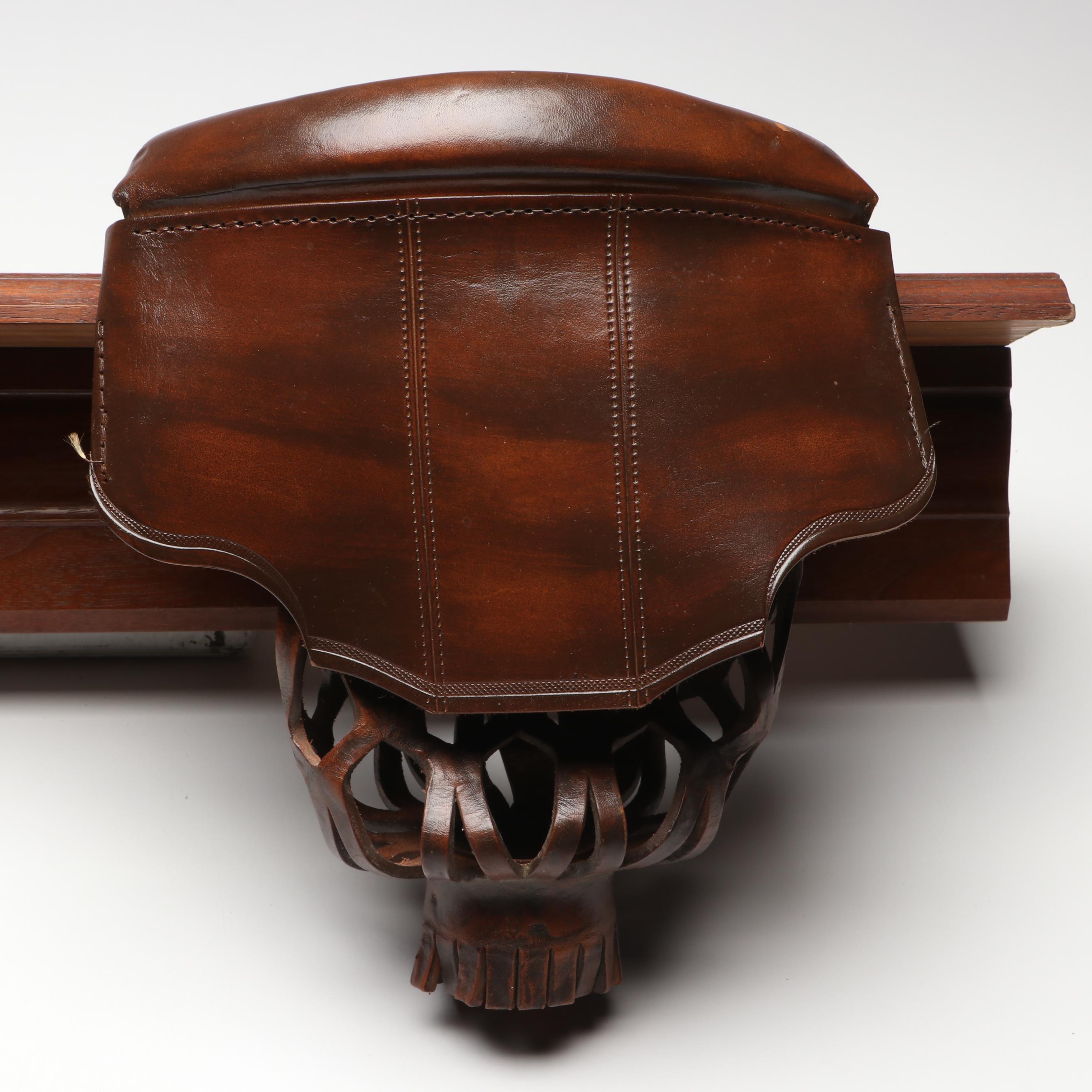 Mounted Leather Pool Table Pockets