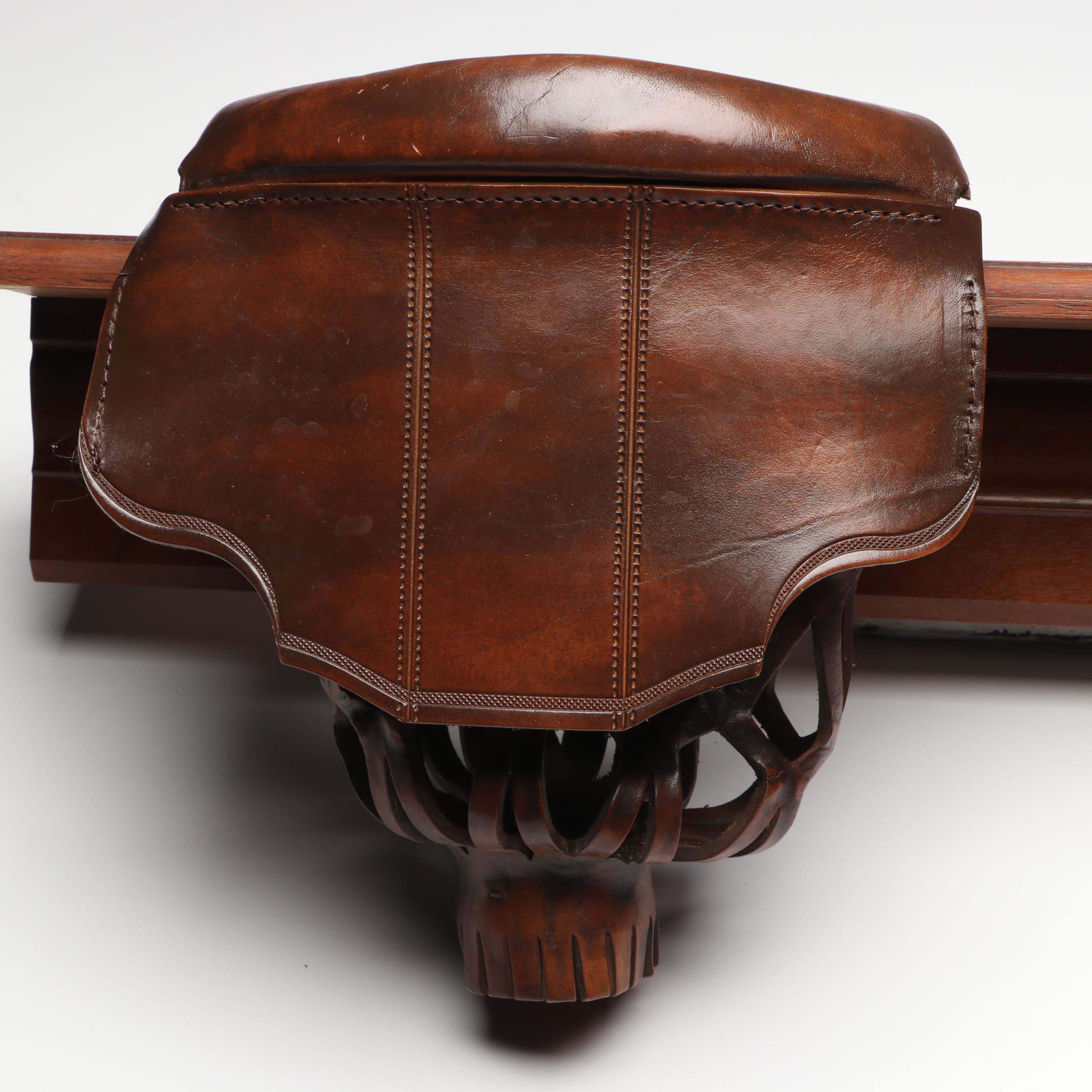 Mounted Leather Pool Table Pockets