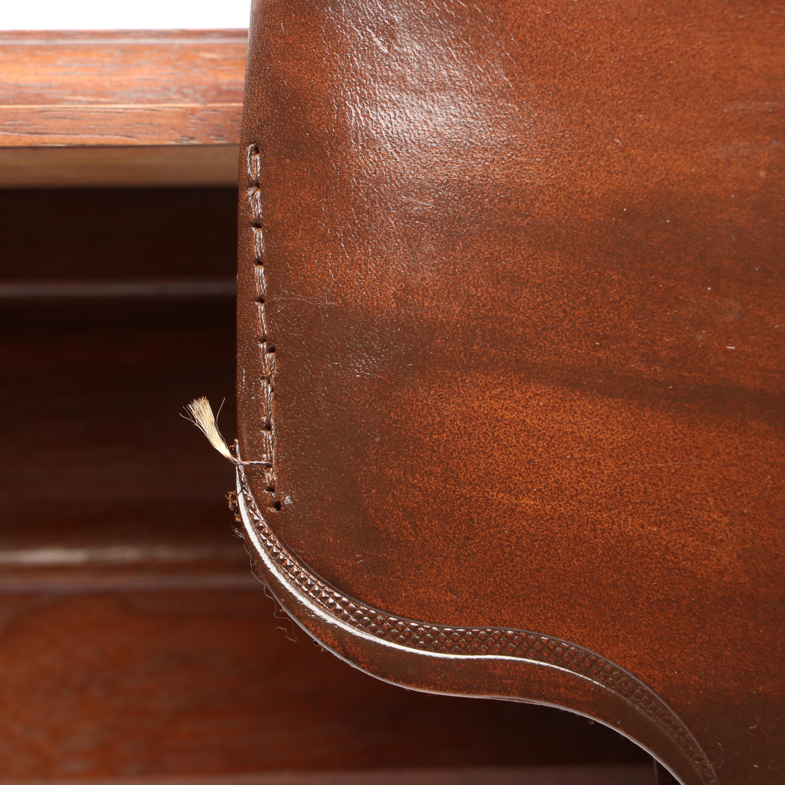 Mounted Leather Pool Table Pockets