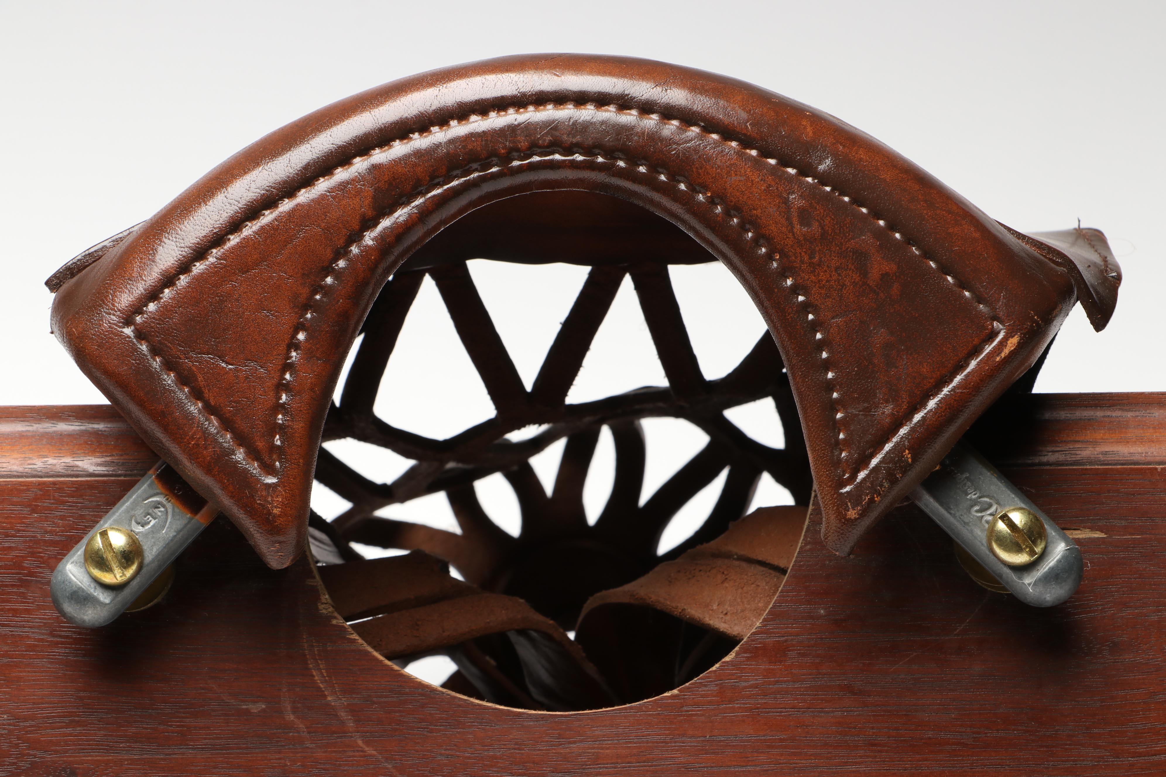 Mounted Leather Pool Table Pockets