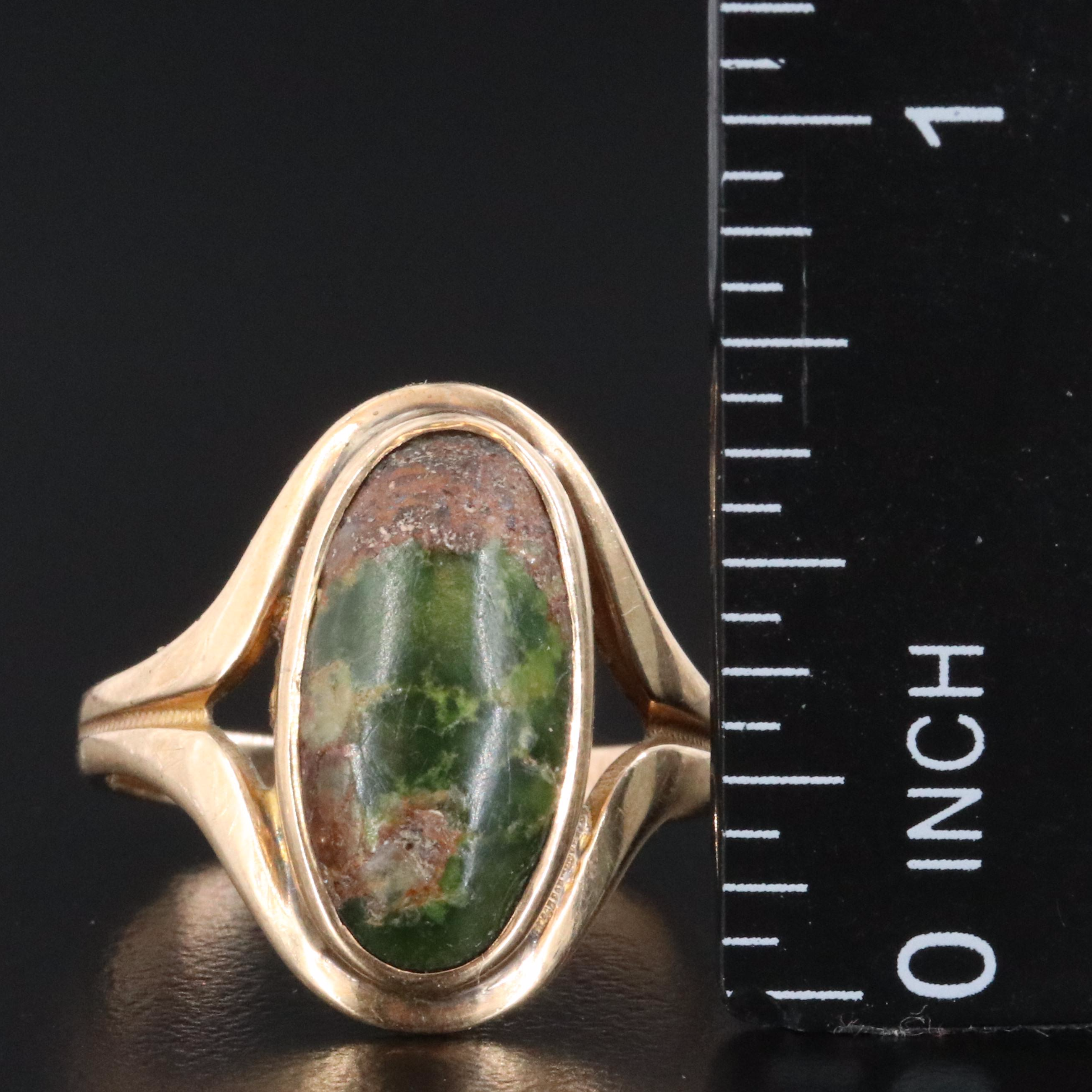 Allsopp Bros. 10K Turquoise Ring