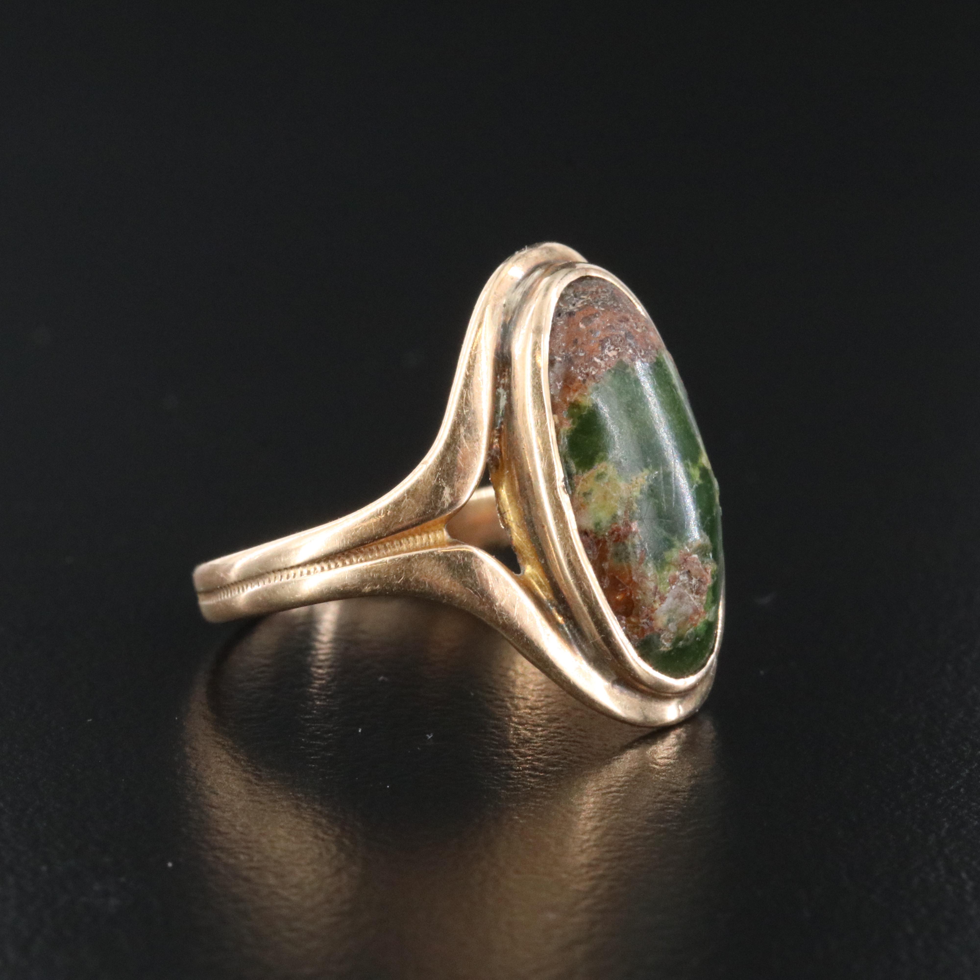 Allsopp Bros. 10K Turquoise Ring