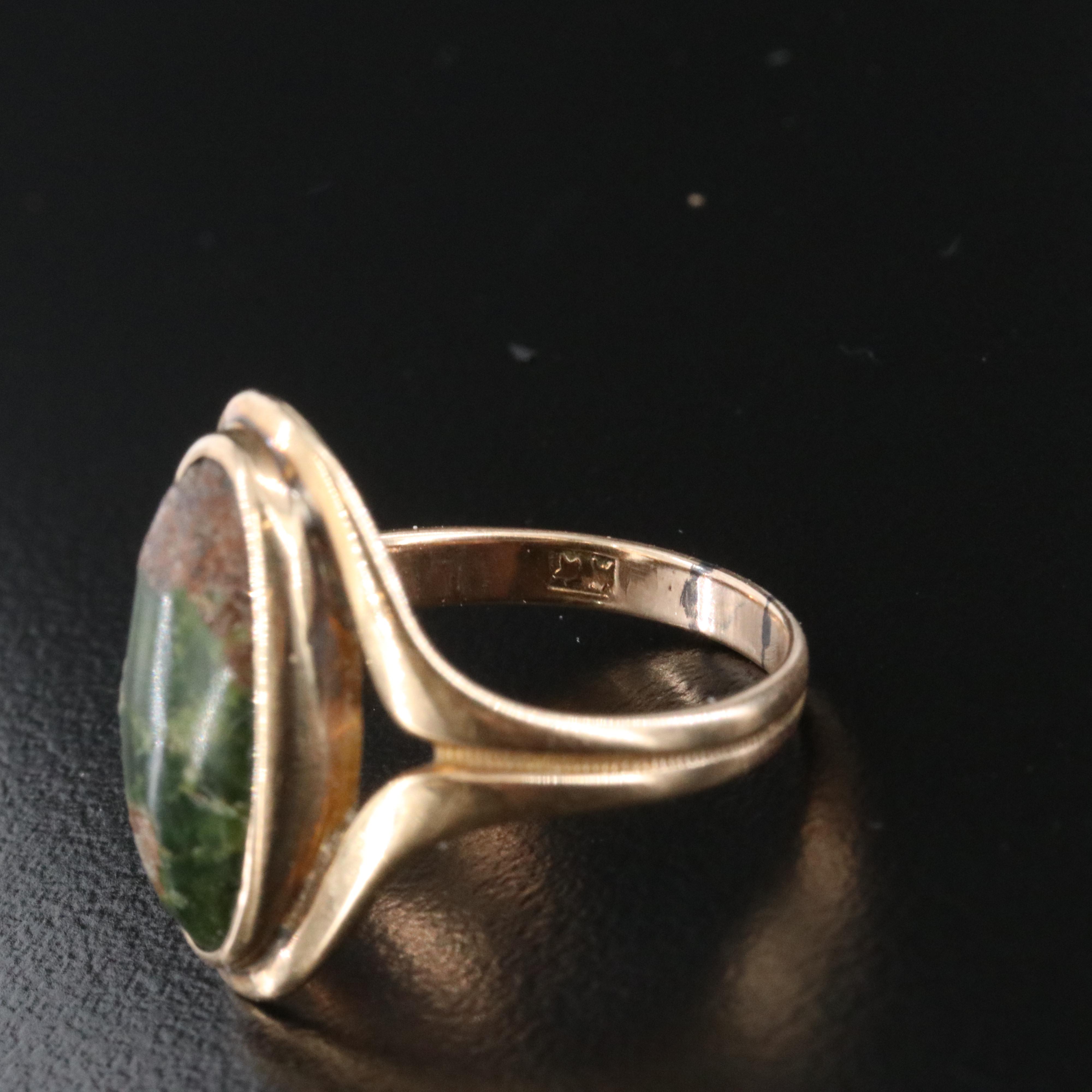 Allsopp Bros. 10K Turquoise Ring