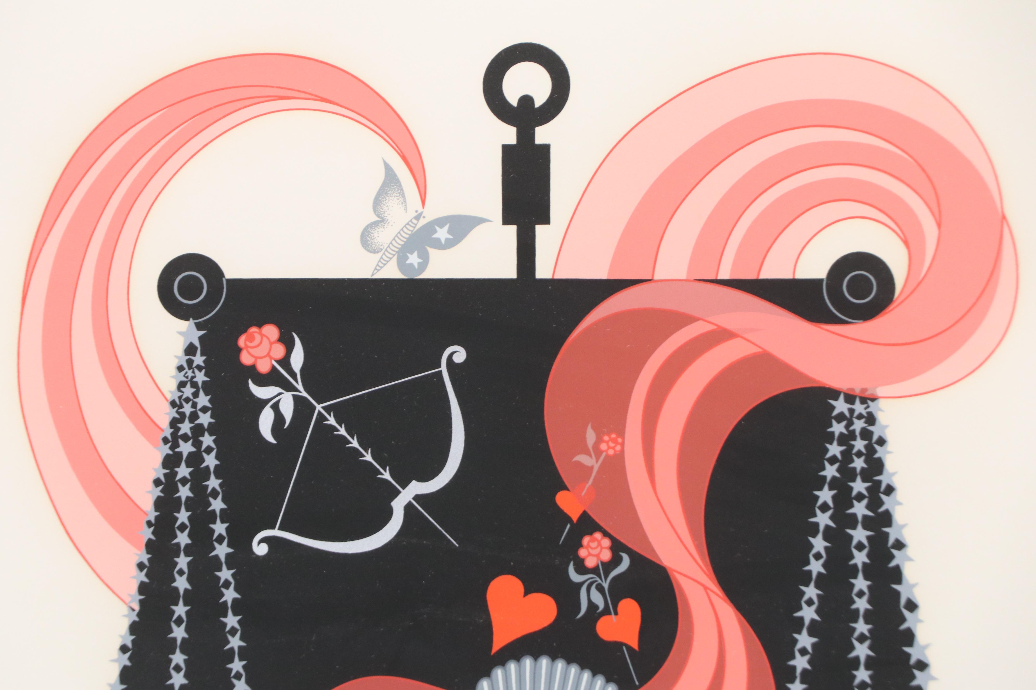 Erté Art Deco Style Serigraph "Libra" from "Zodiac Suite," 1982