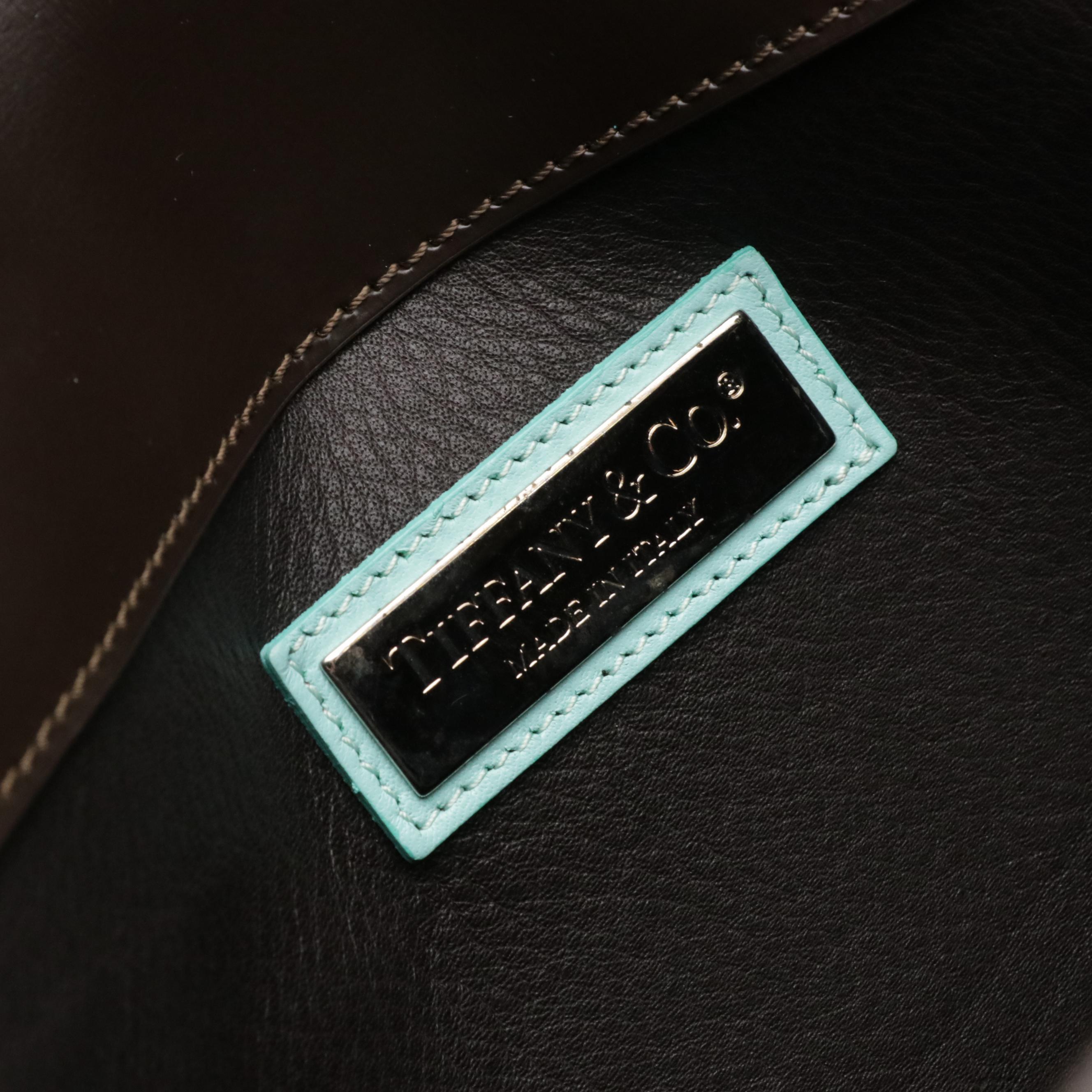 Tiffany & Co. Dark Brown Leather Document Case