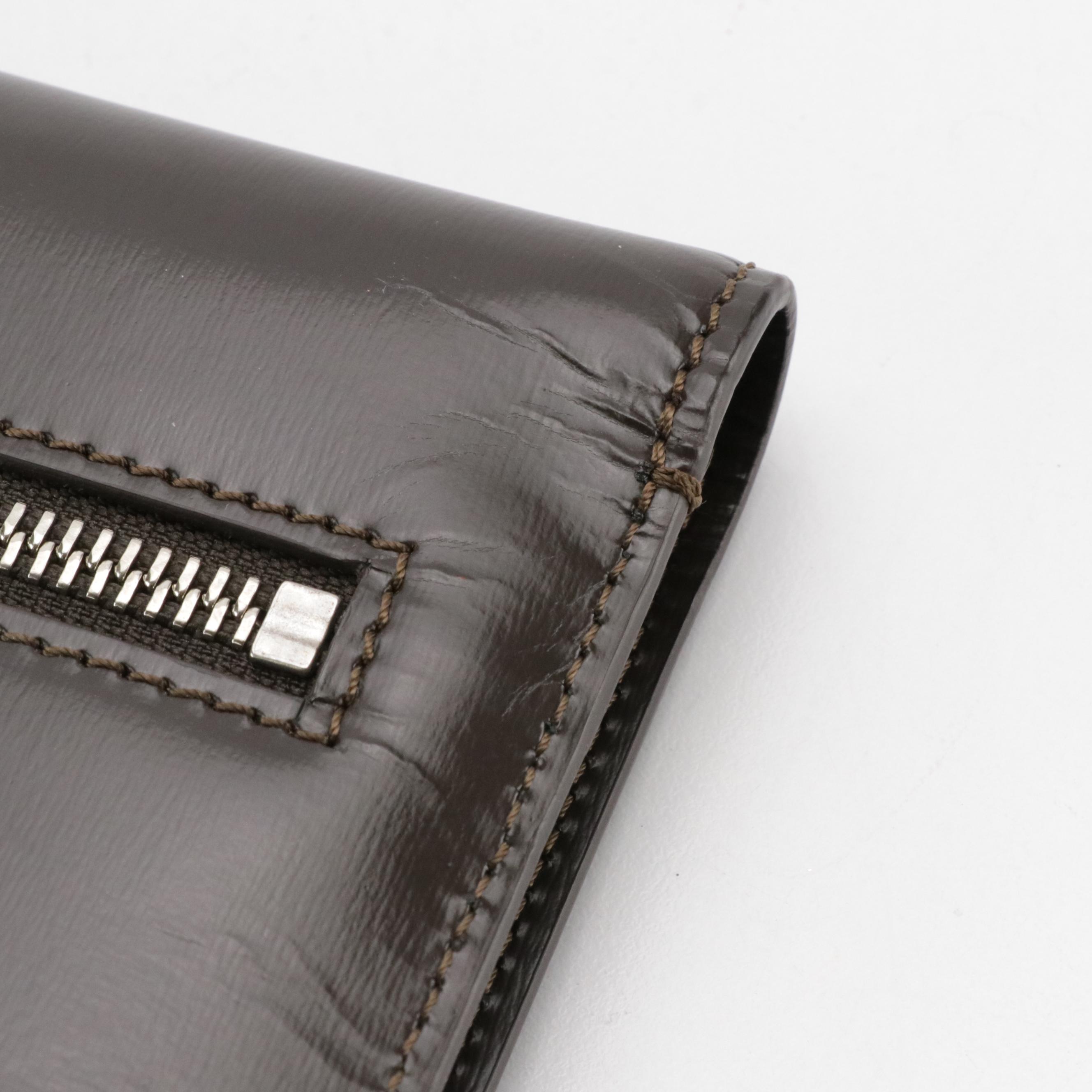 Tiffany & Co. Dark Brown Leather Document Case