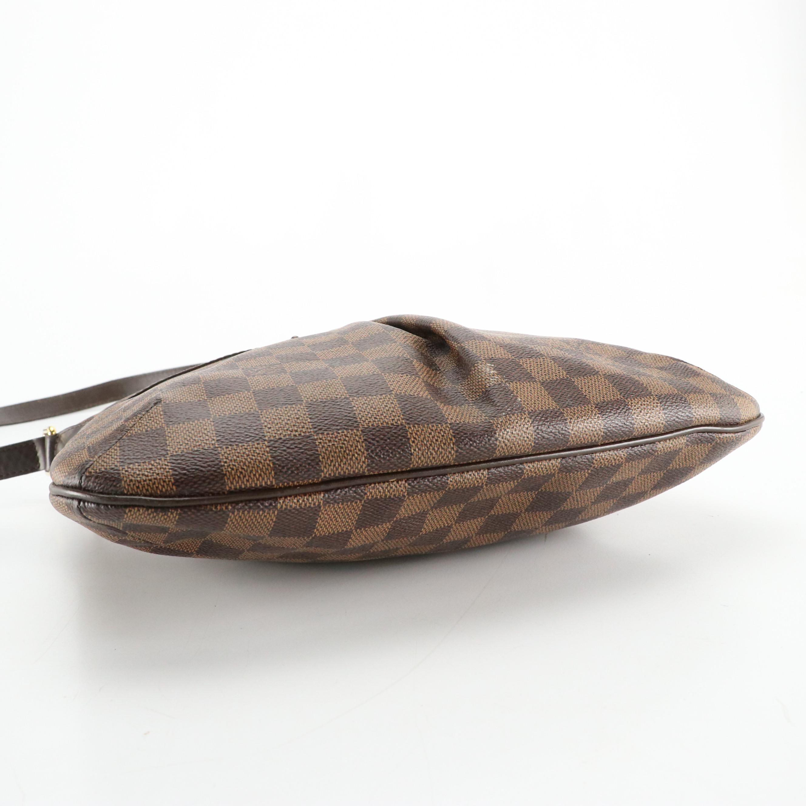 Louis Vuitton Bloomsbury PM Crossbody Bag in Damier Ebene Canvas and Leather