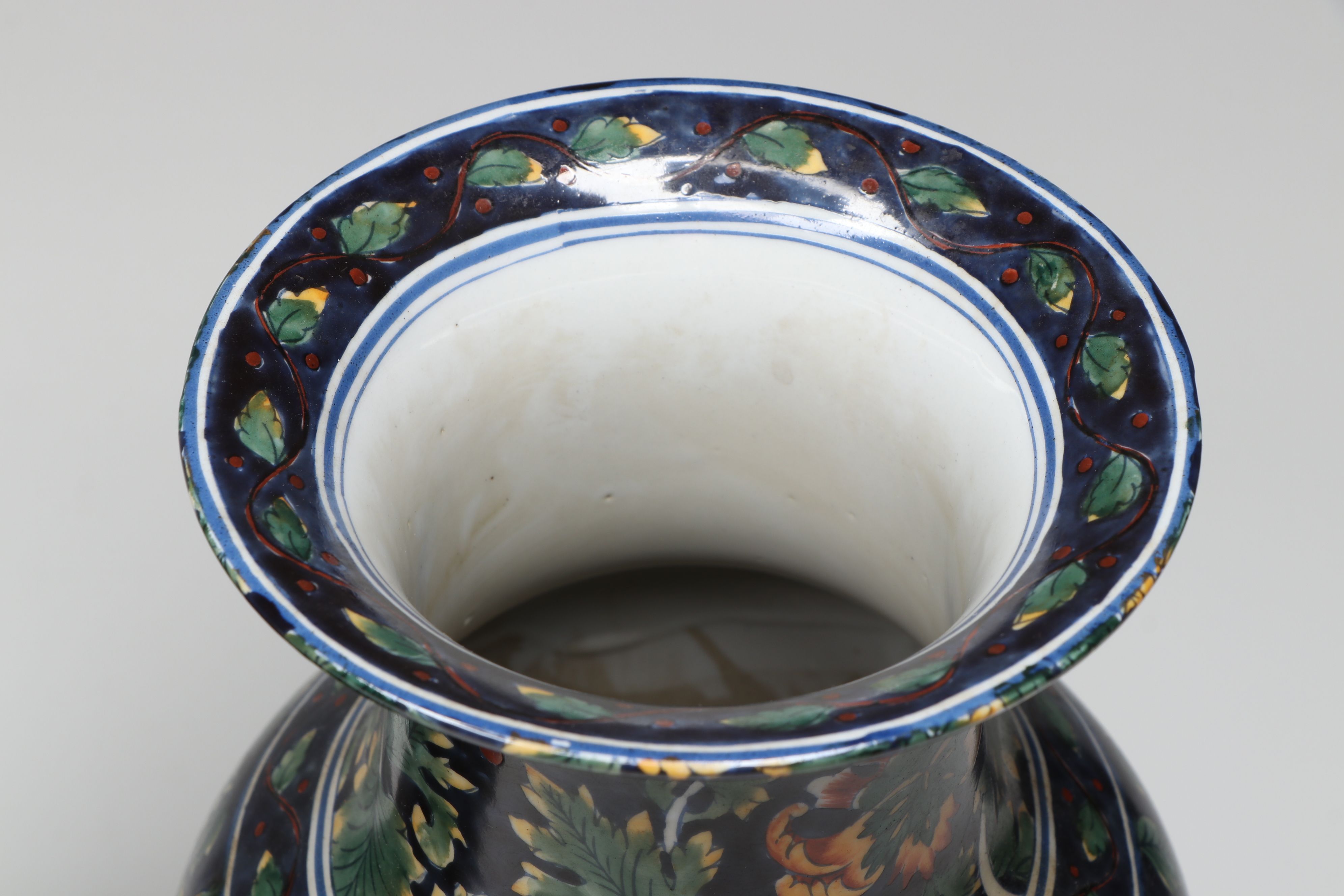 Overjoy Hand-Painted Ginger Jar and Other Chinese Floral Motif Vases