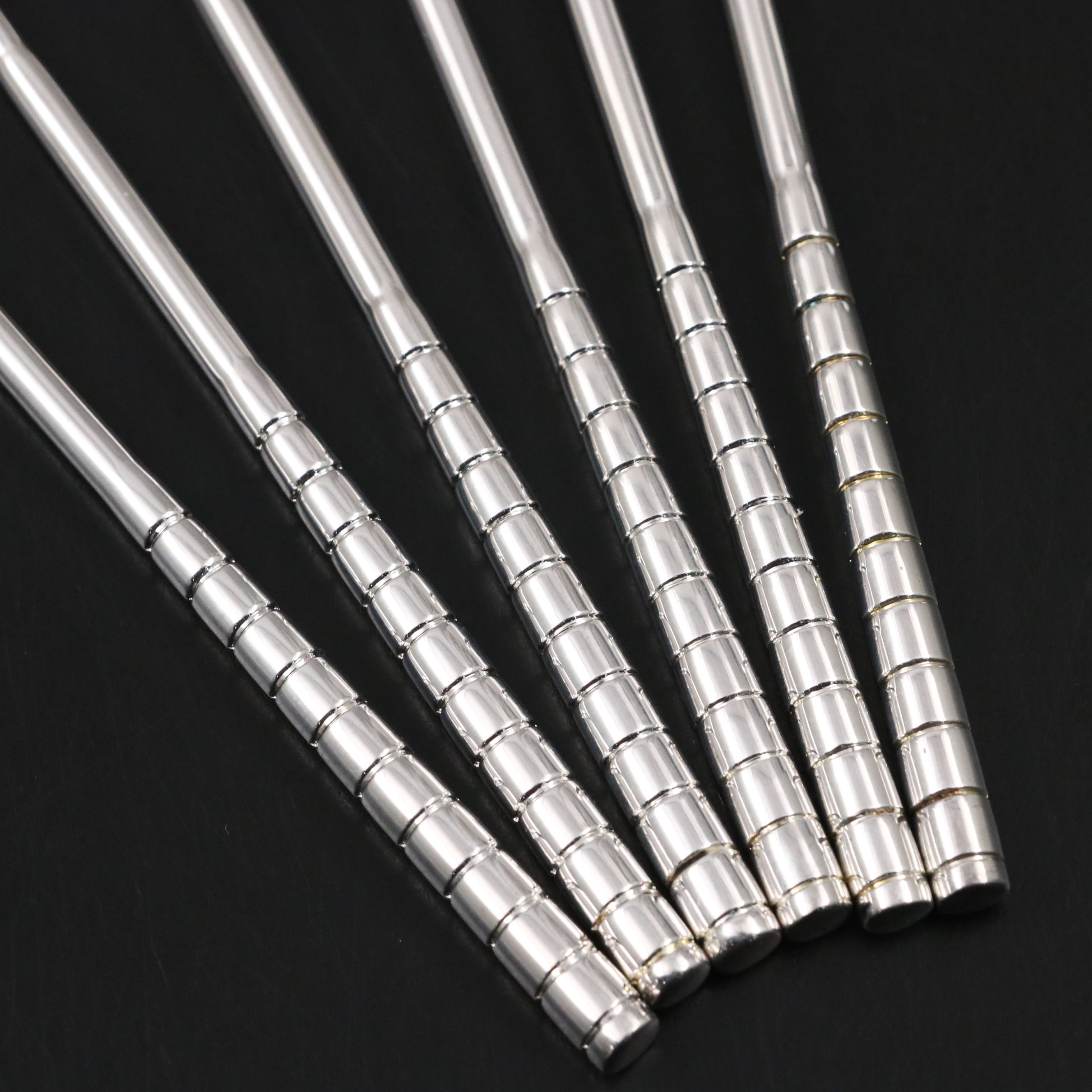 Vintage Silver Plate Golf Club Cocktail Stirrers