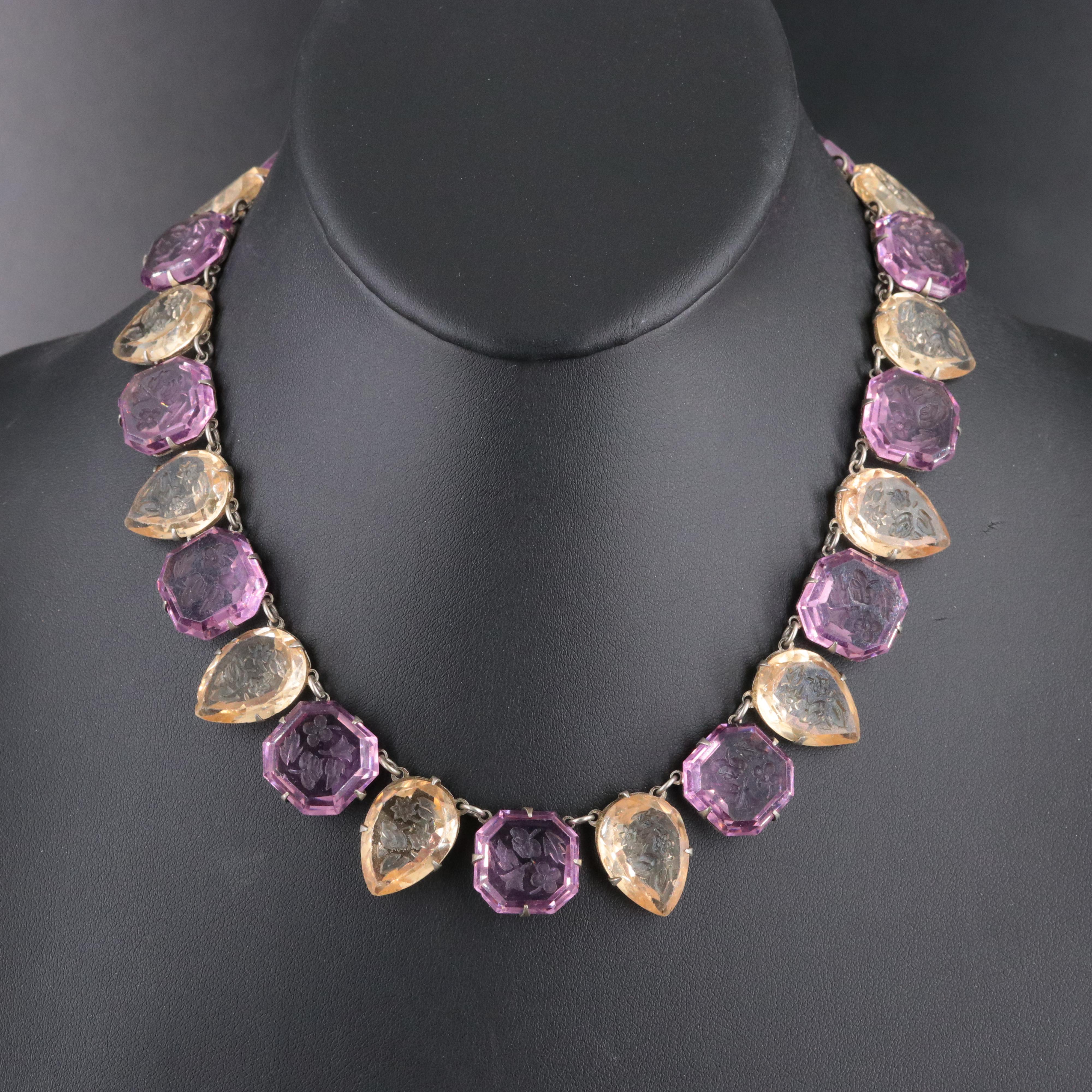 Vintage Intaglio Necklace