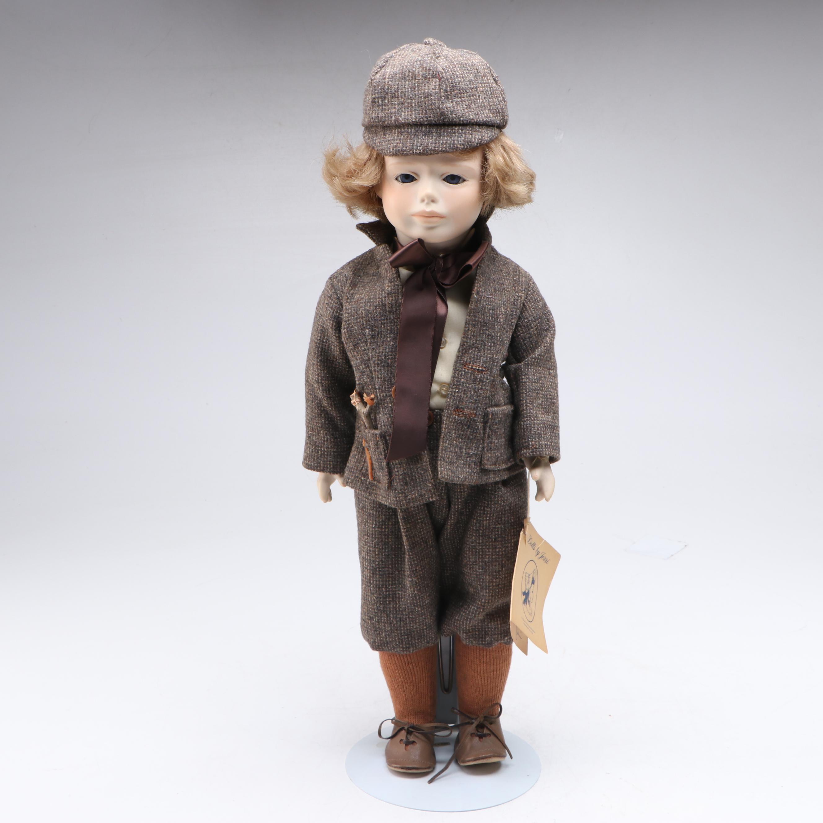 Dolls by Jerri "Tom Sawyer" Bisque Collector Doll, Late 20th Century