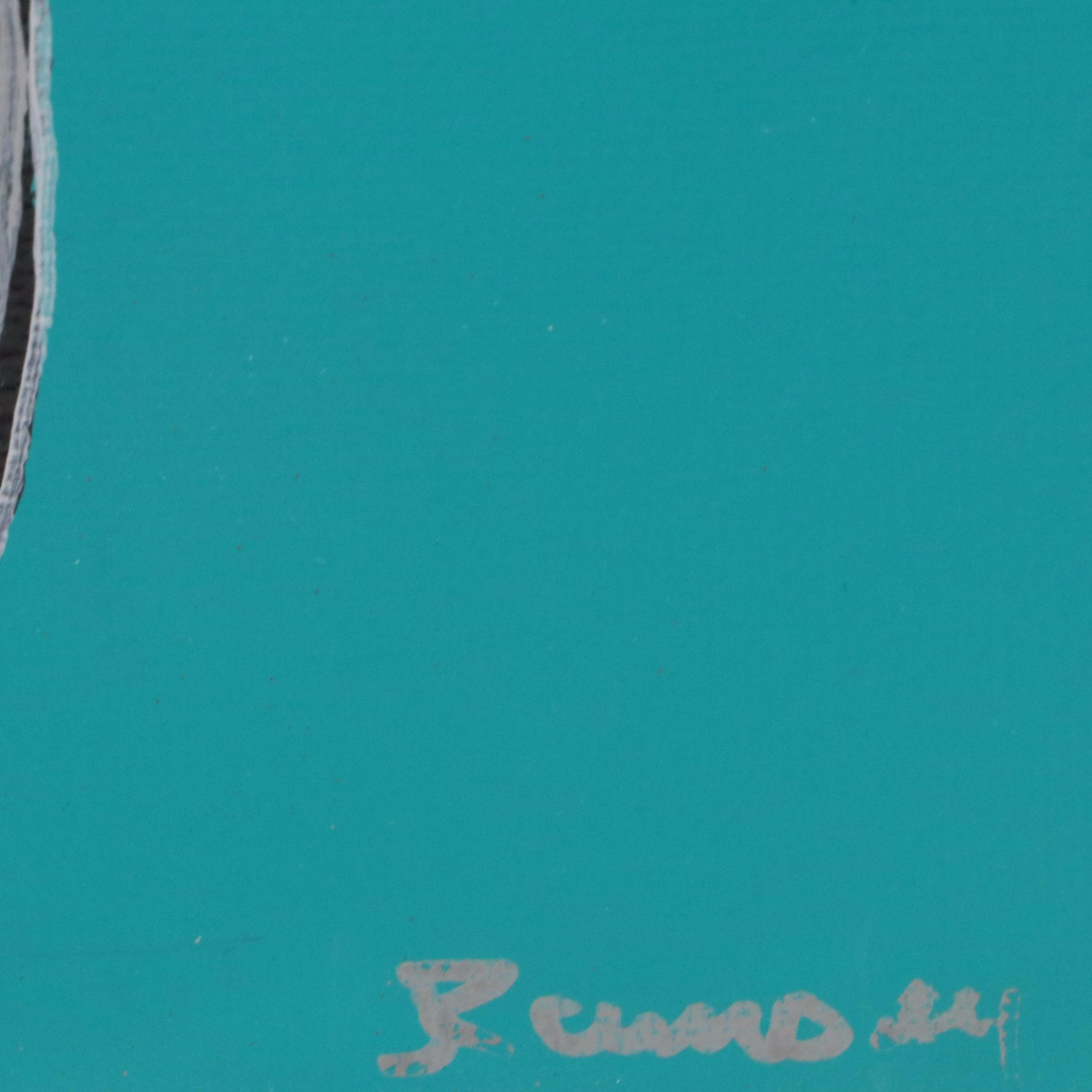 Joshua Ramsey Acrylic Painting  "4 Saguaros," 2025