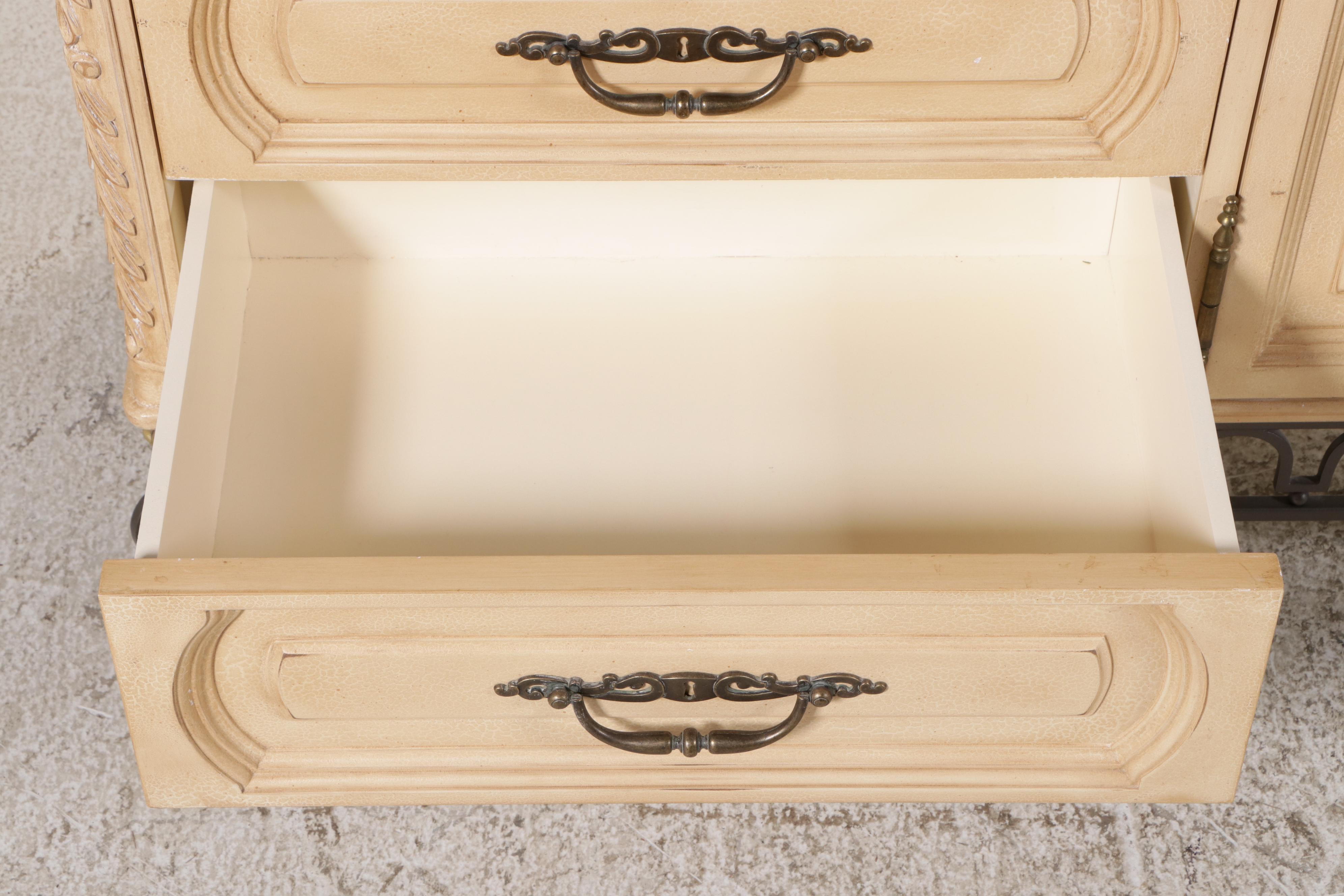 Painted Sideboard with Tessellated Marble Top