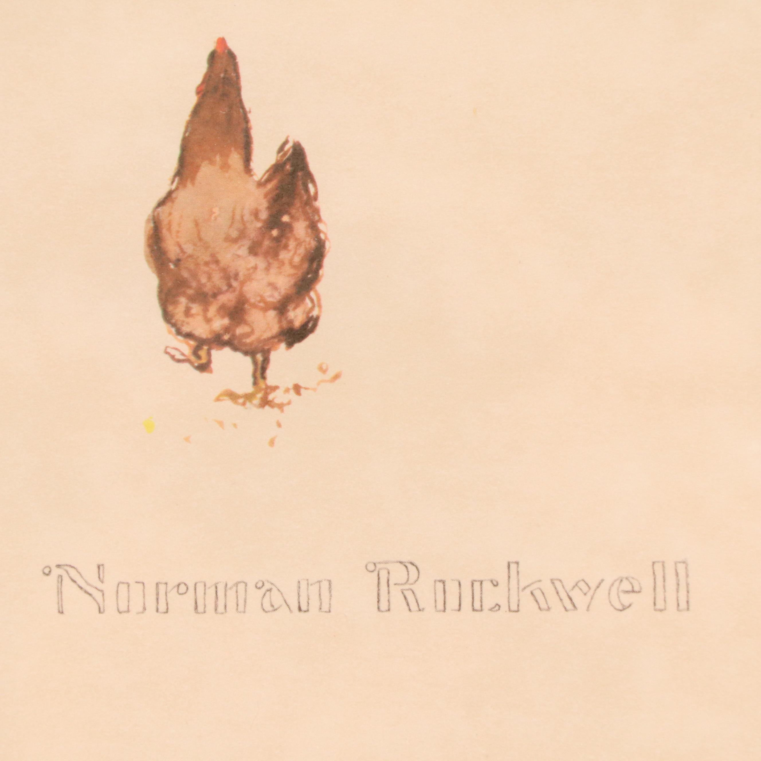 Offset Lithograph After Norman Rockwell "The Horse Trader"