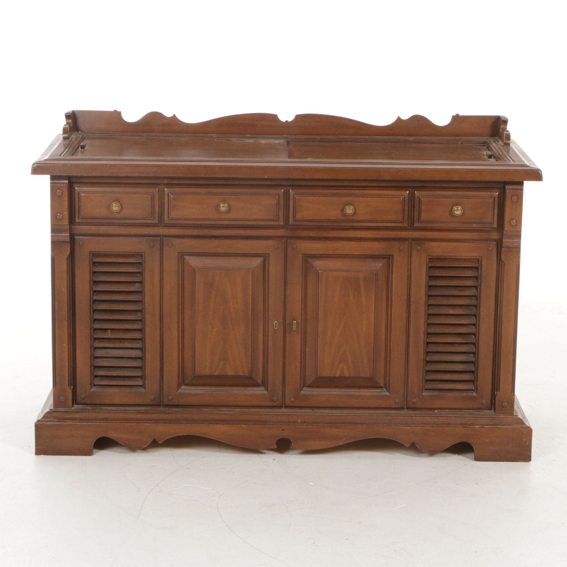 Magnavox Console Stereo System with Radio, Turntable and Records