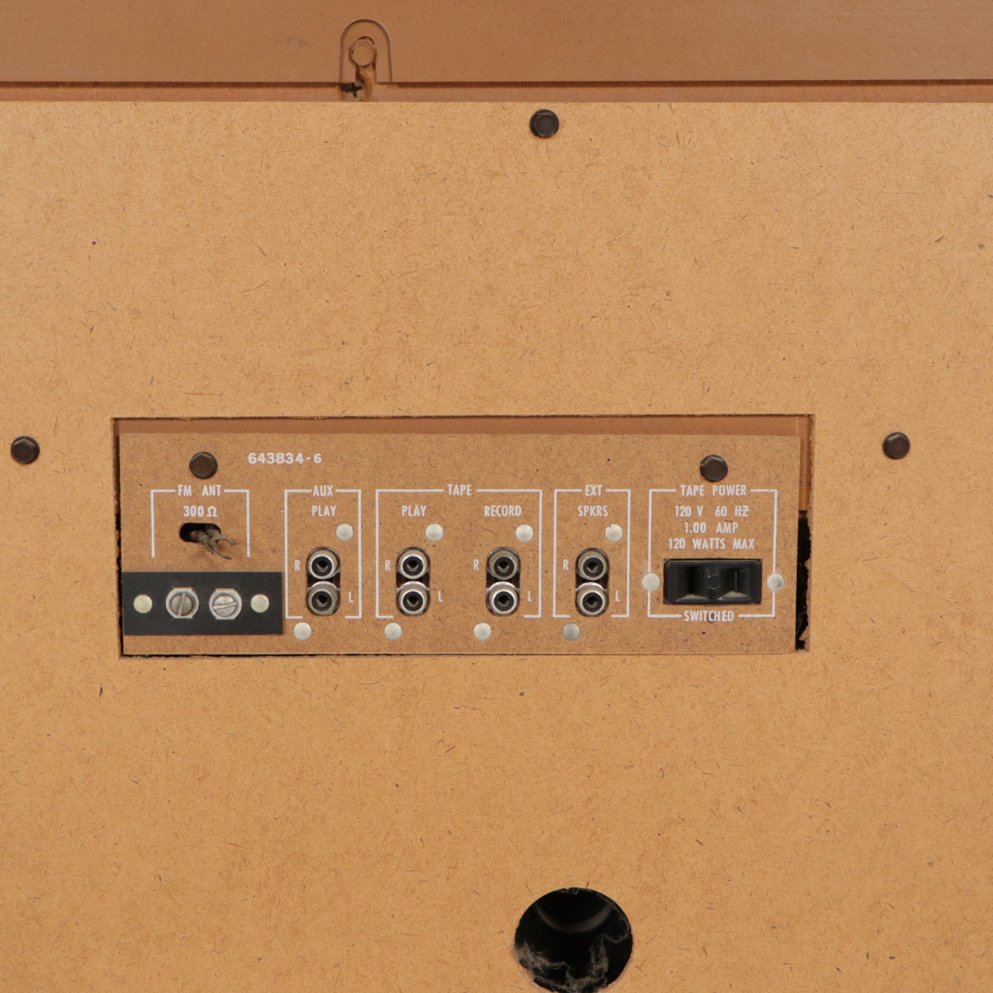 Magnavox Console Stereo System with Radio, Turntable and Records