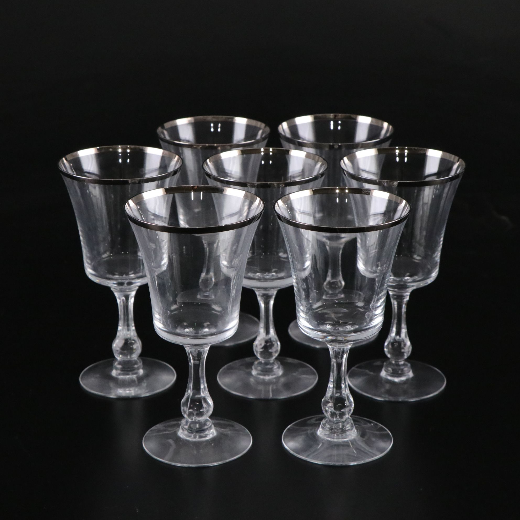 Noritake "Tahoe" Dinnerware Set with Fostoria "Sheffield" Platinum Glassware