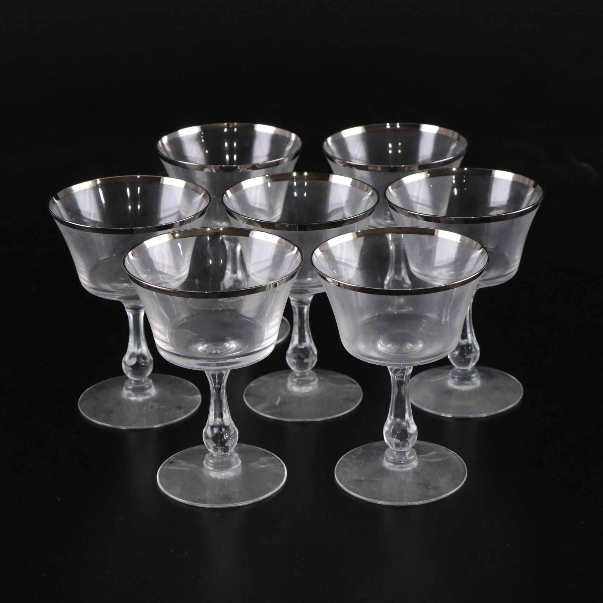 Noritake "Tahoe" Dinnerware Set with Fostoria "Sheffield" Platinum Glassware