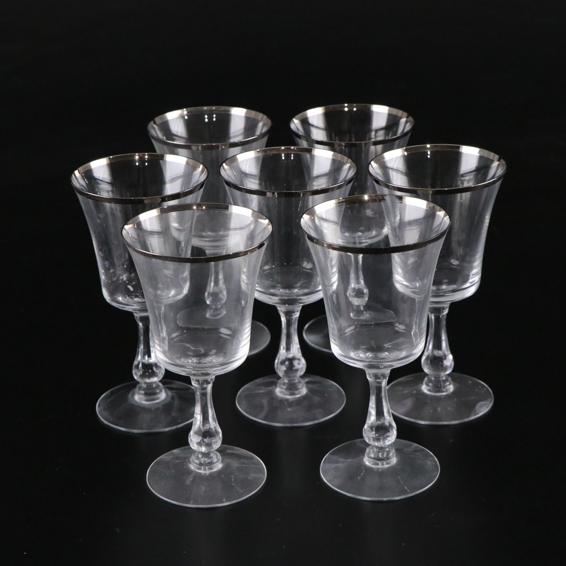 Noritake "Tahoe" Dinnerware Set with Fostoria "Sheffield" Platinum Glassware