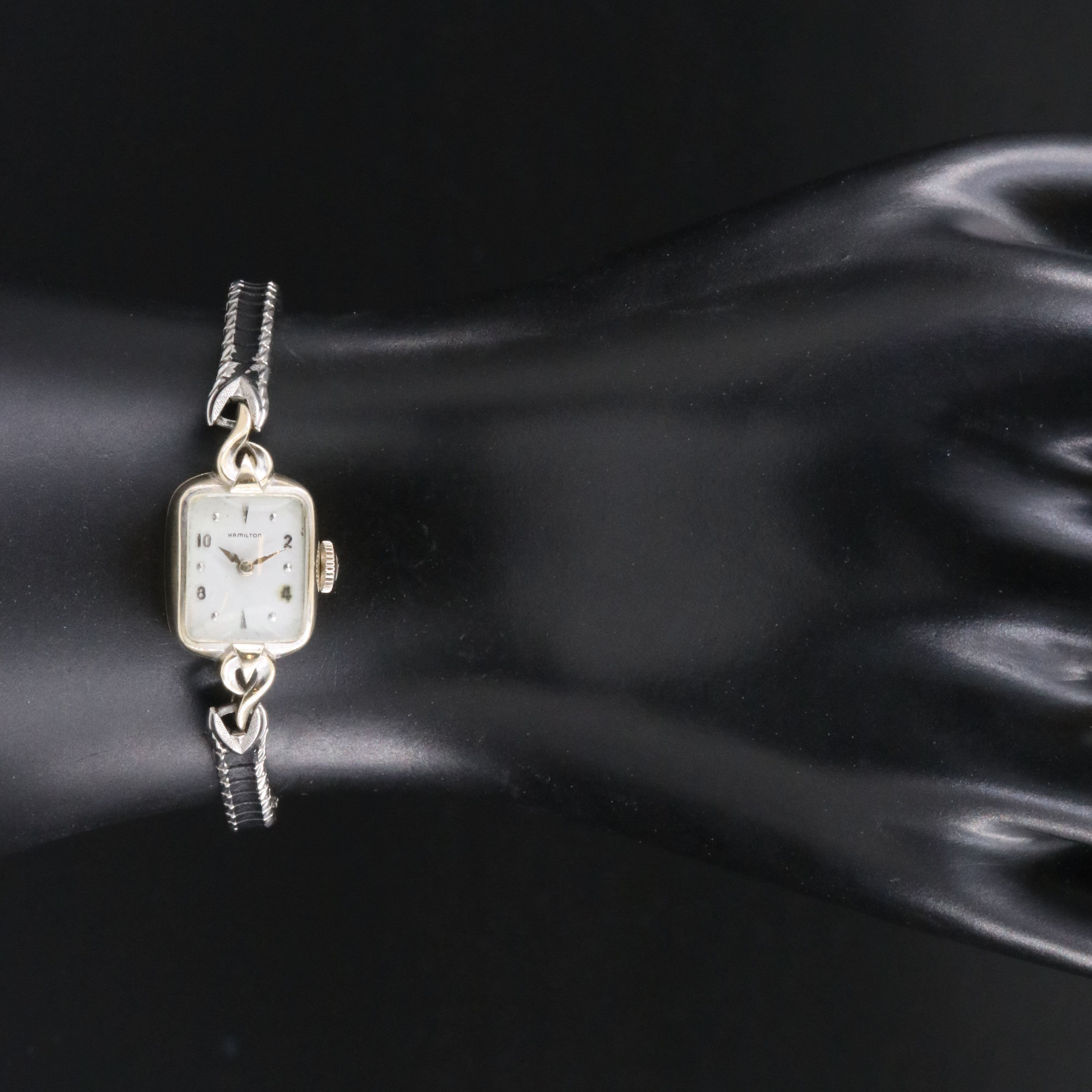 14K Hamilton Biggs Stem Wind Watch