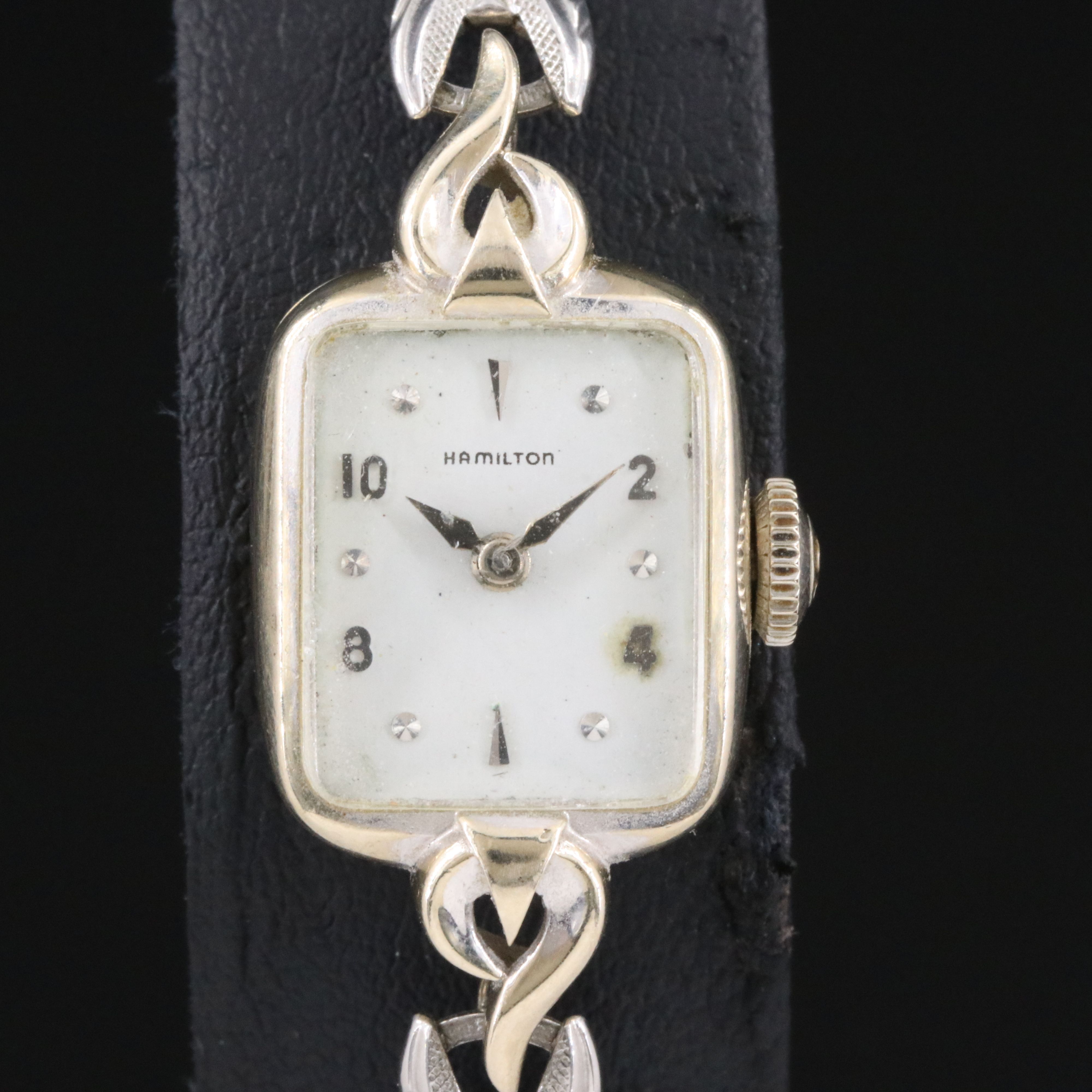 14K Hamilton Biggs Stem Wind Watch