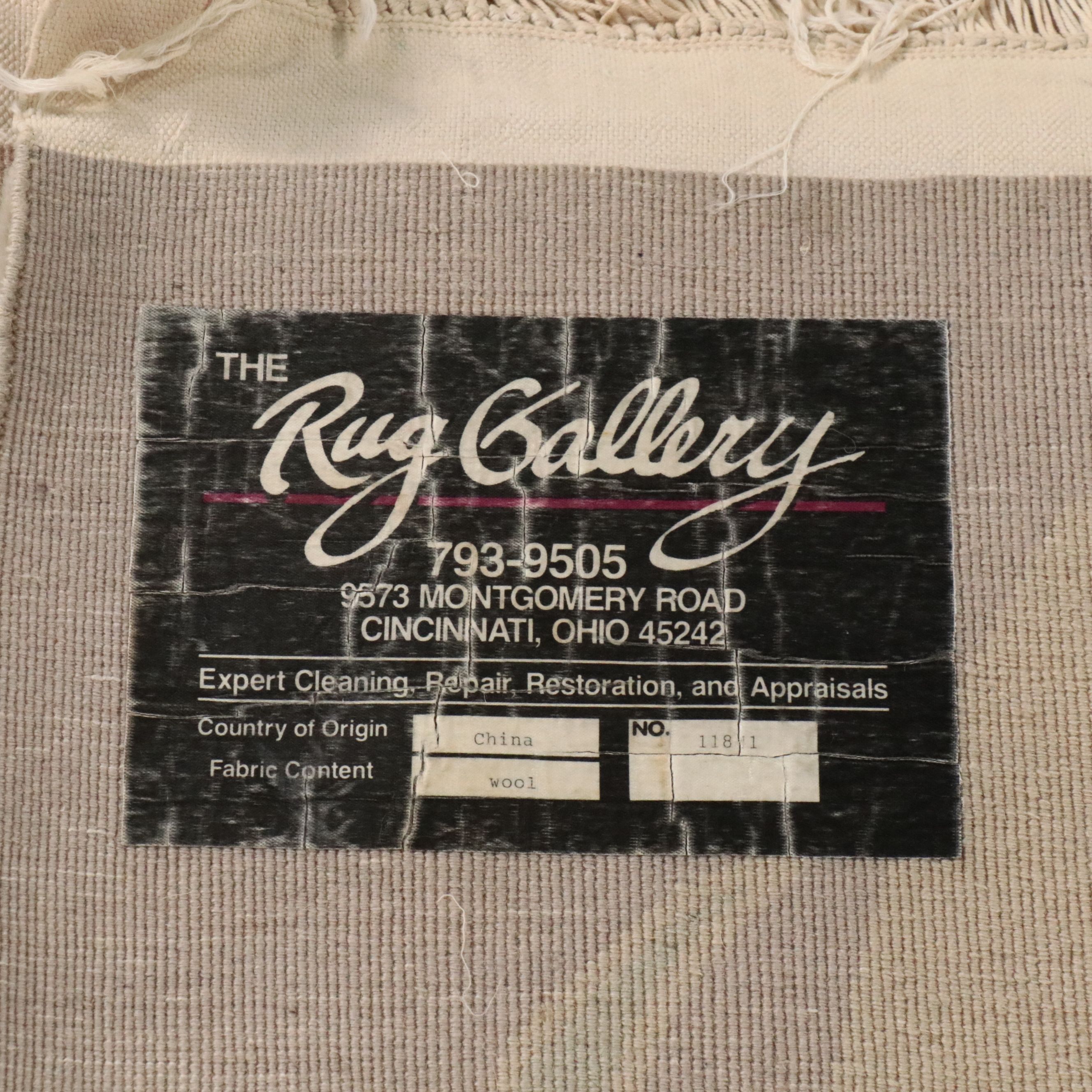 8' x 11'10 Hand-Knotted Signed Chinese Pictorial Peacock Area Rug