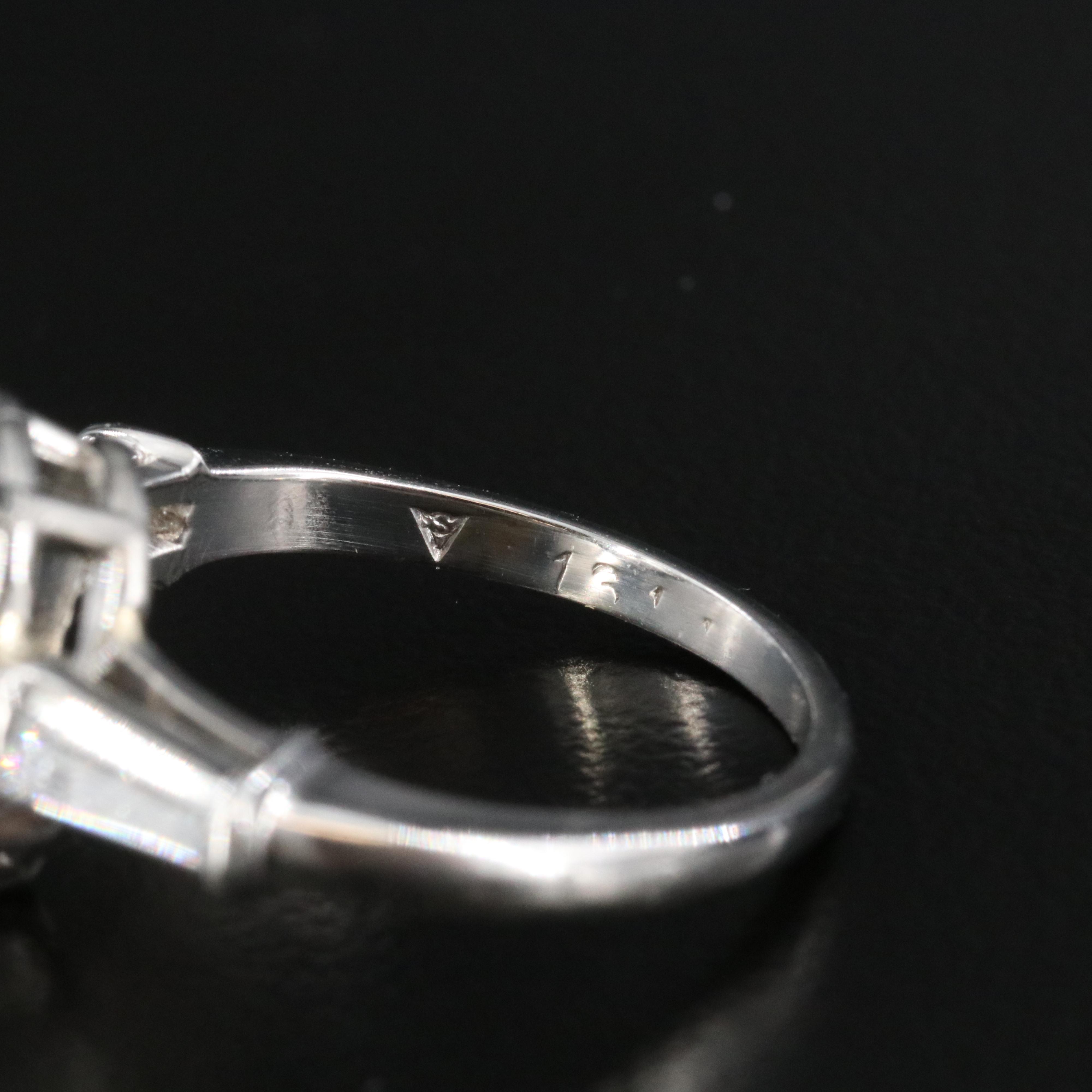 Platinum 0.34 CTW Diamond Semi-Mount Ring