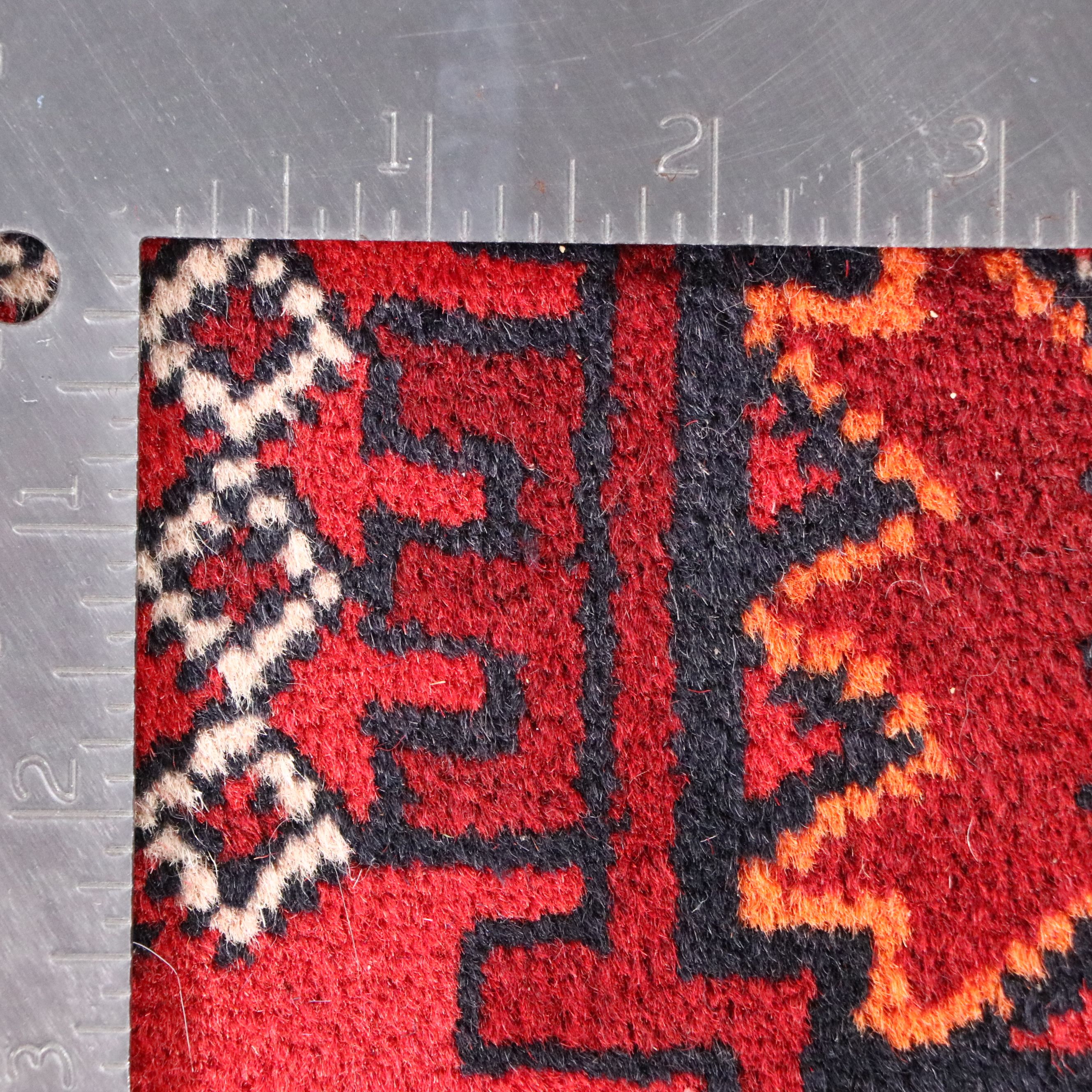 6'6 x 9'4 Hand-Knotted Afghan Turkmen Area Rug