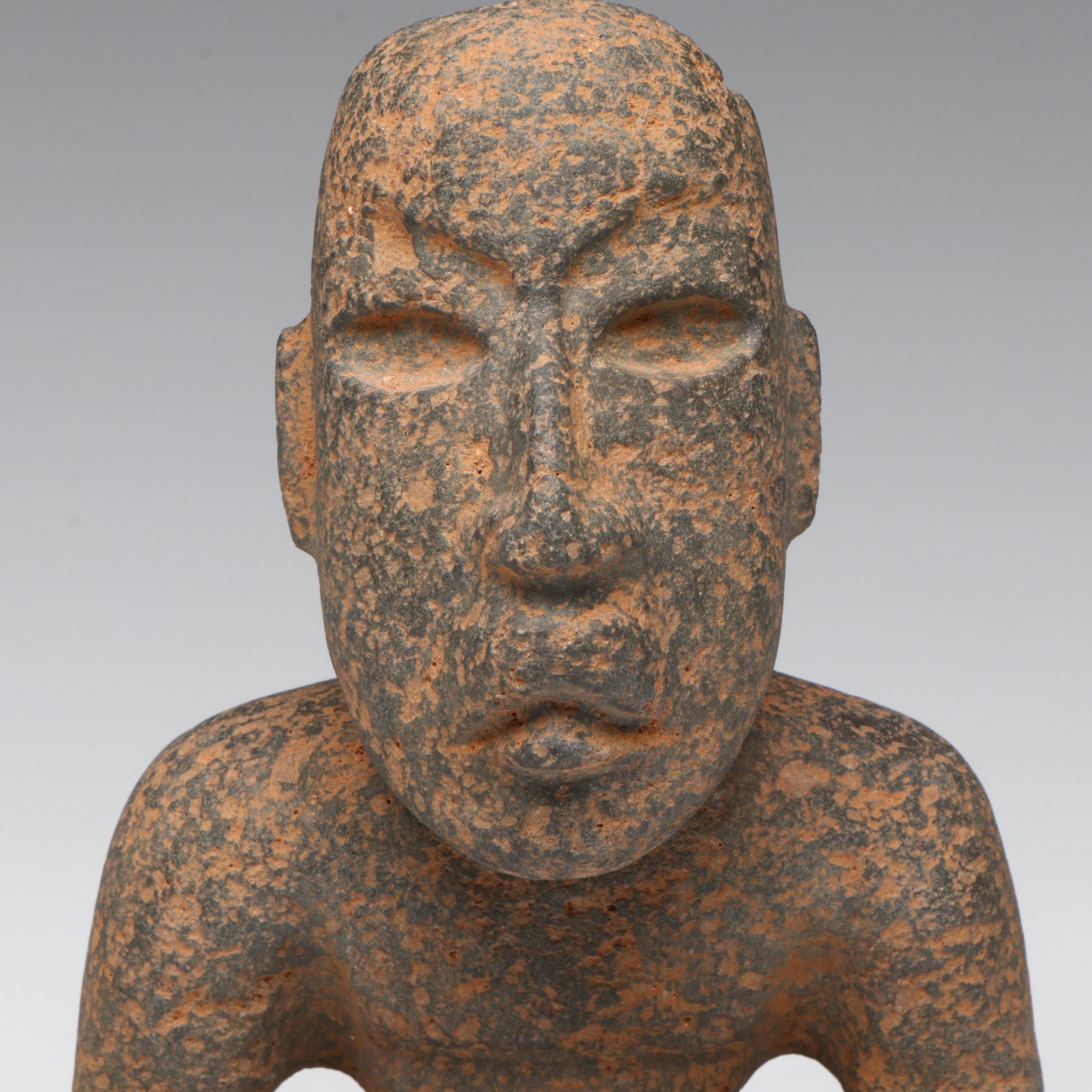 Pre-Columbian Seated Stone Figure