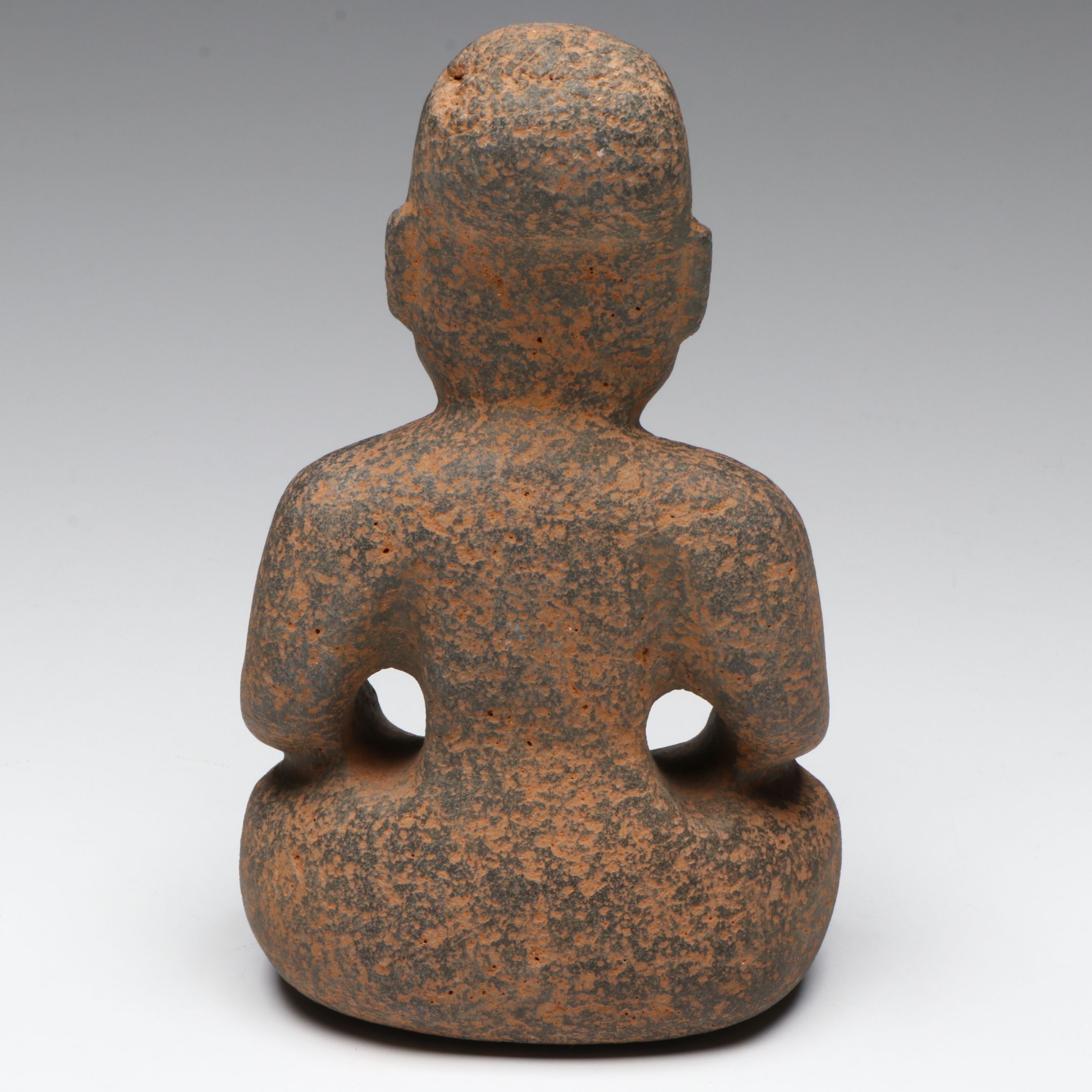 Pre-Columbian Seated Stone Figure