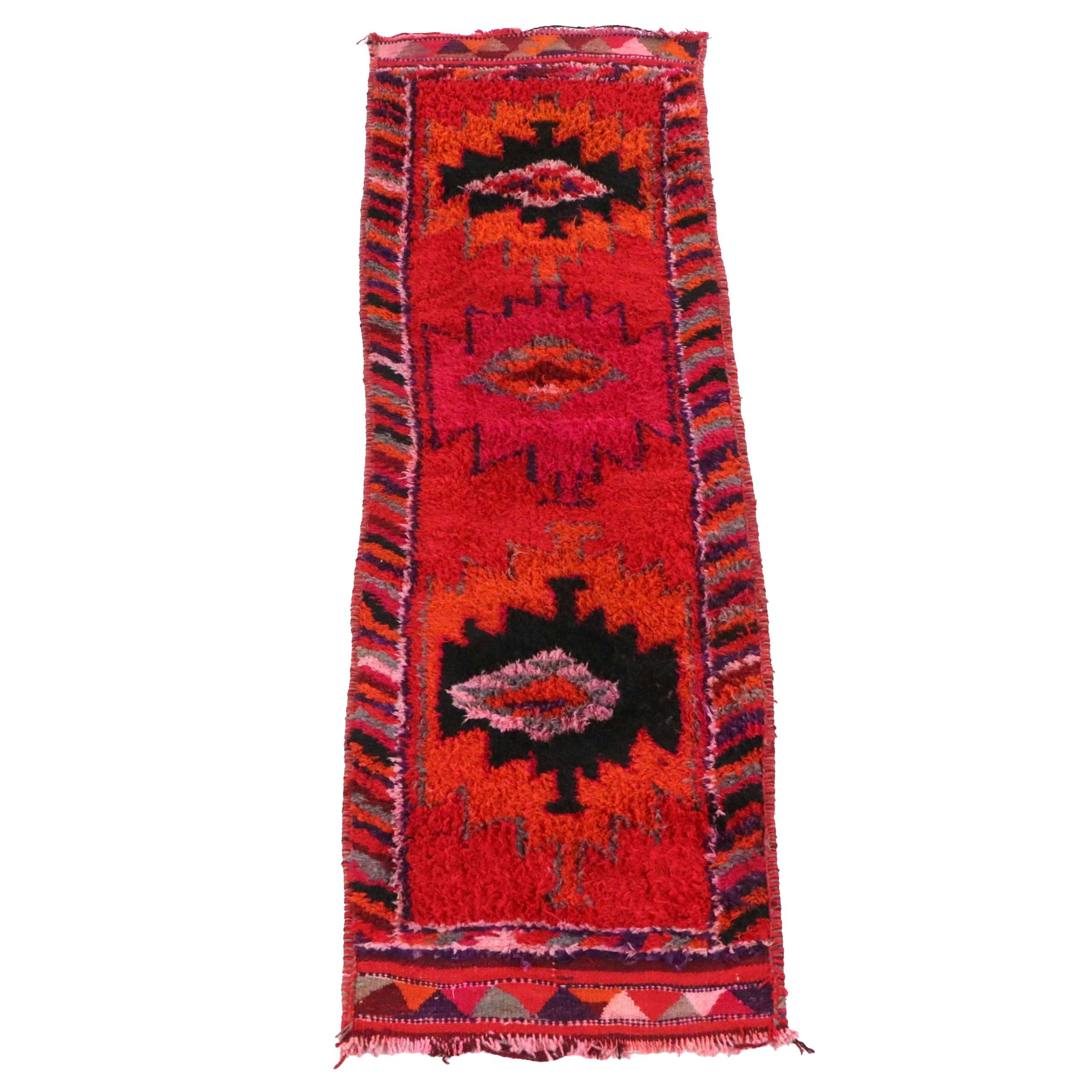 3' x 10' Hand-Knotted Turkish Village Carpet Runner