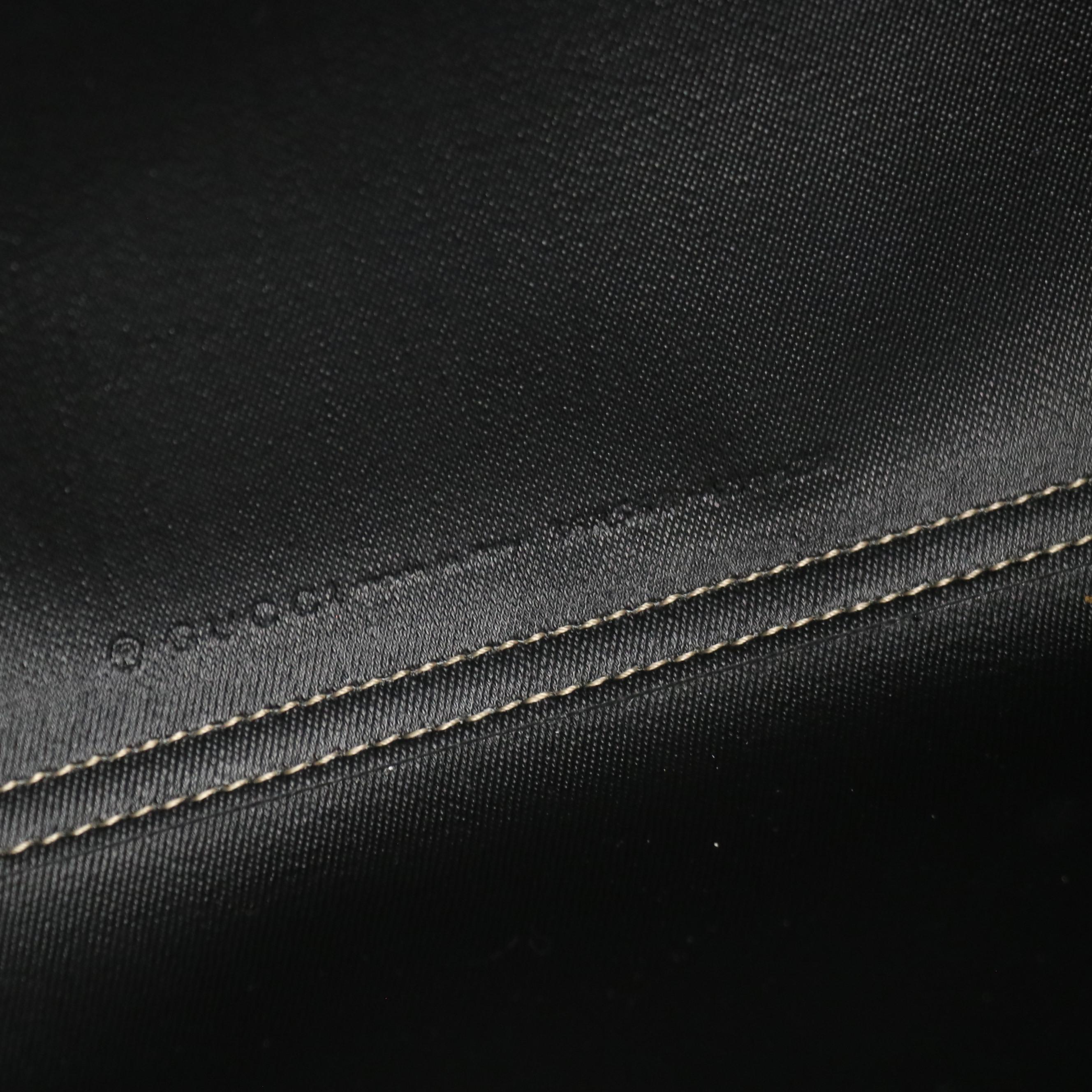 Gucci Large Reversible Tote in GG Supreme Canvas/Black Leather