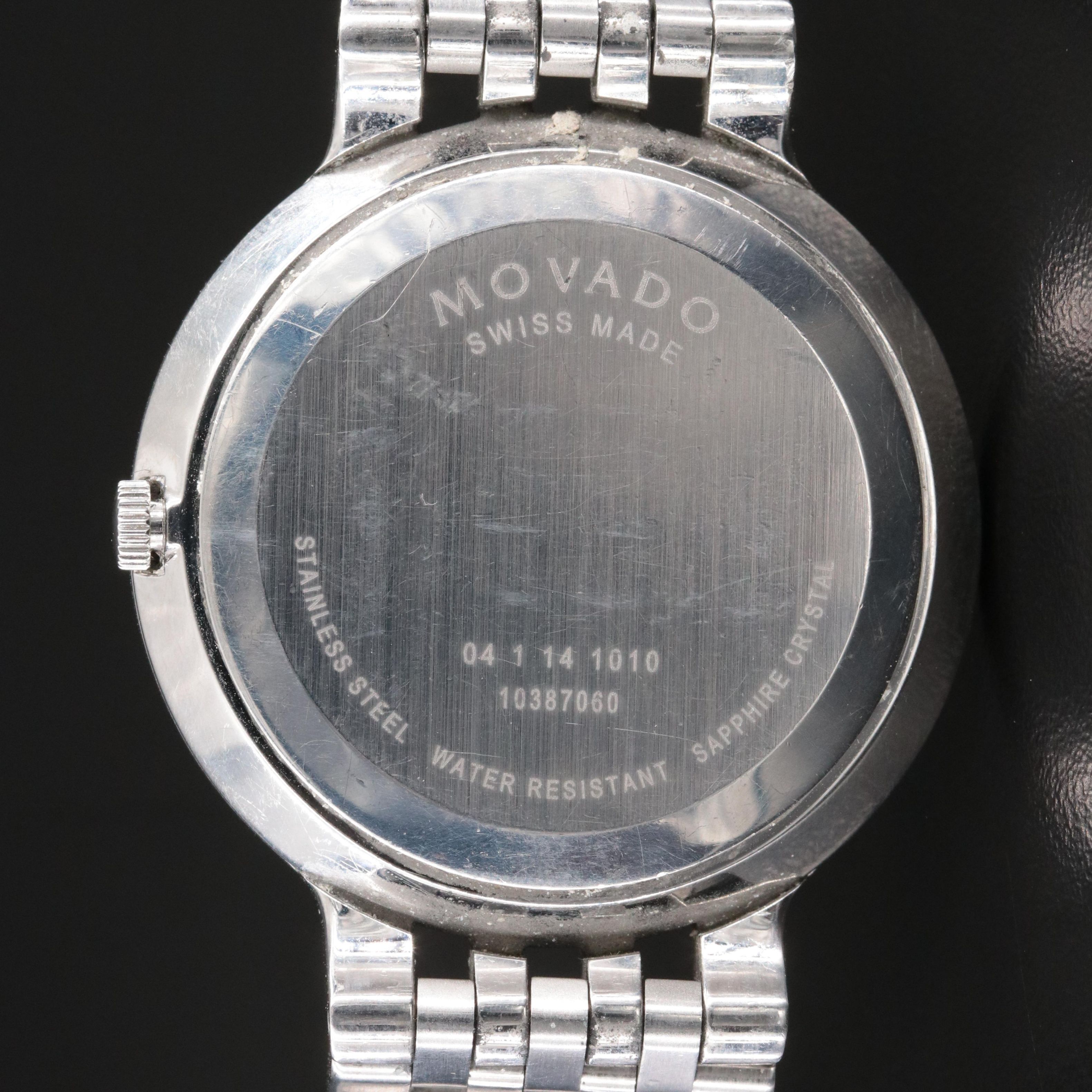 Movado Museum Classic Swiss Black Dial Quartz Watch