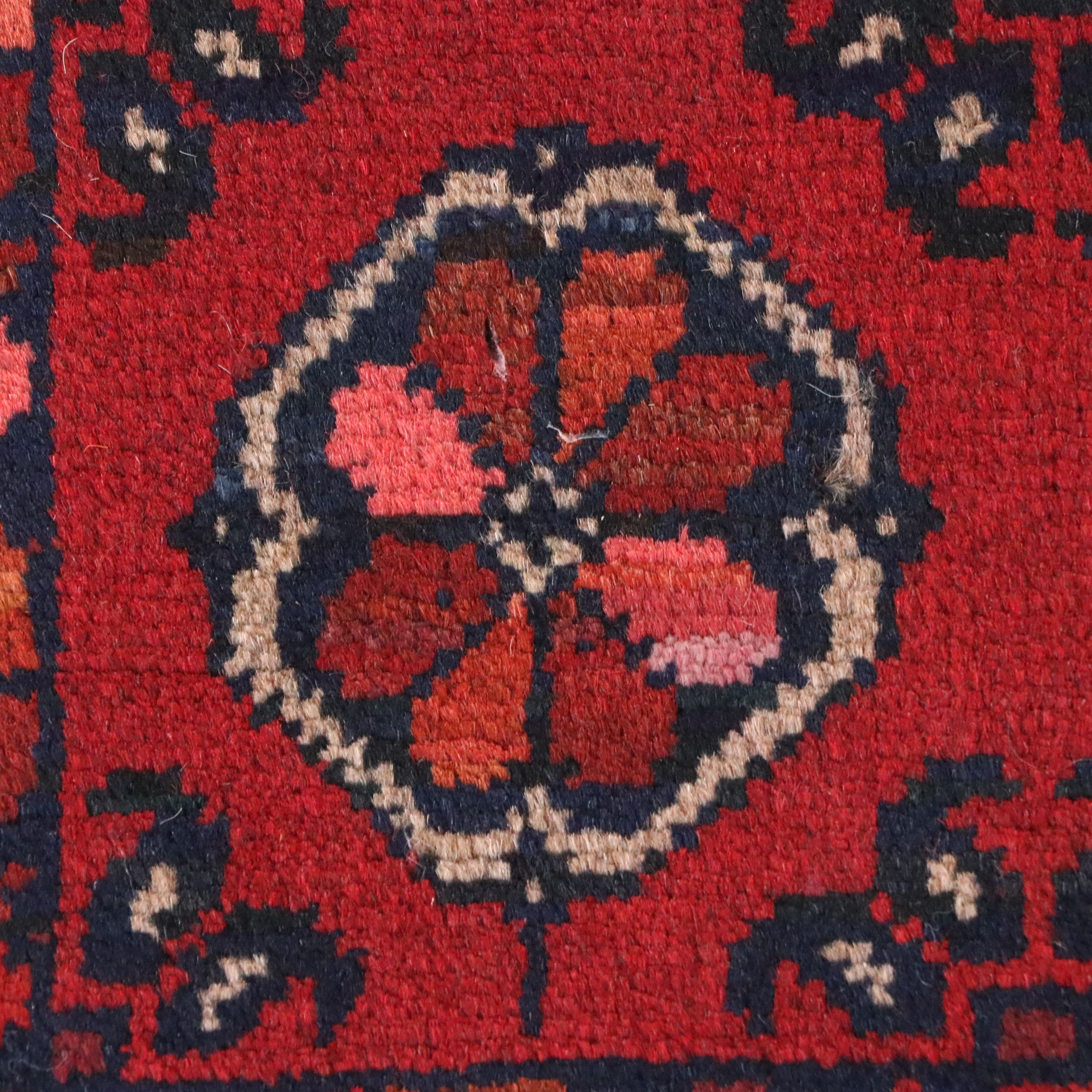 1'9 x 3'4 Hand-Knotted Afghan Kunduz Accent Rug