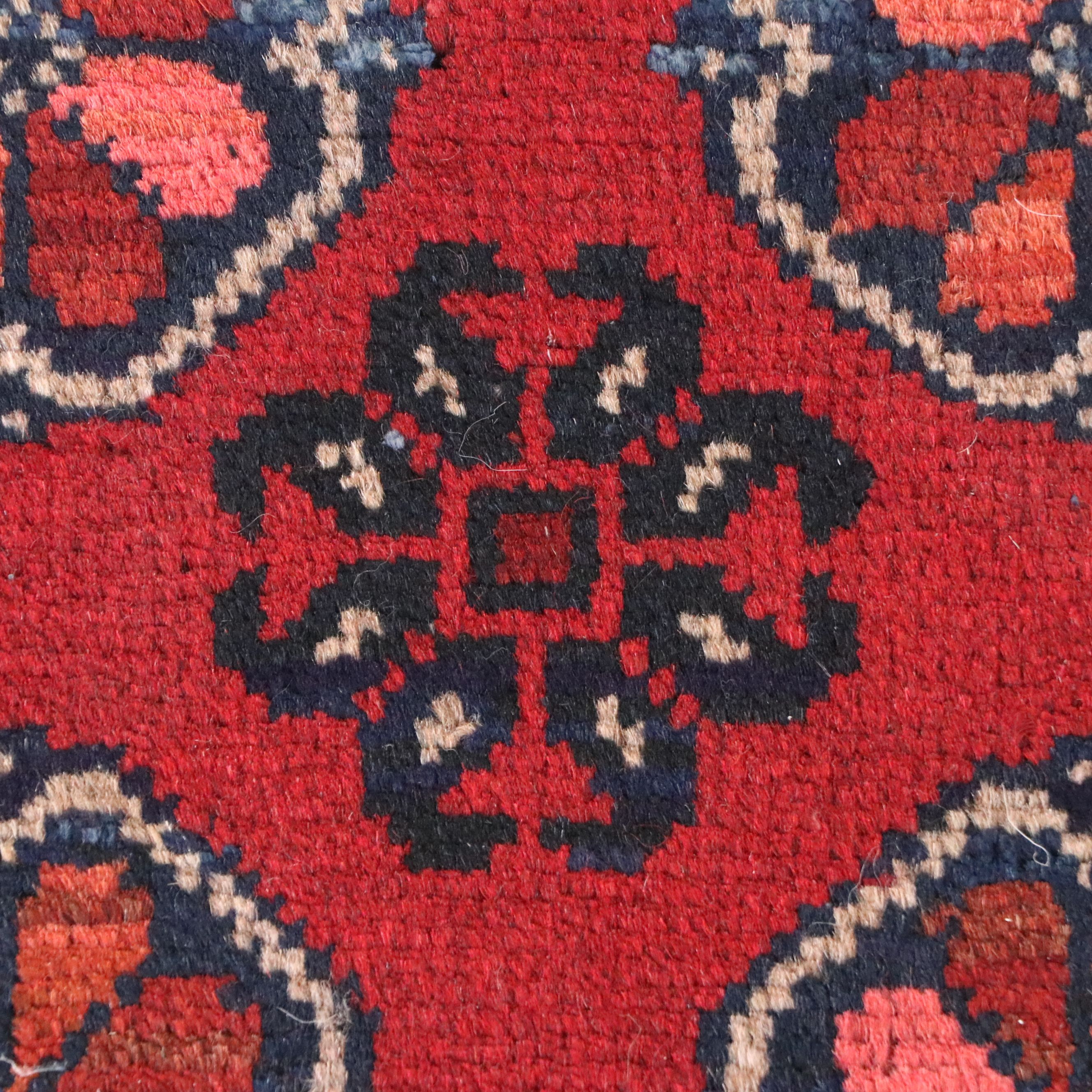 1'9 x 3'4 Hand-Knotted Afghan Kunduz Accent Rug