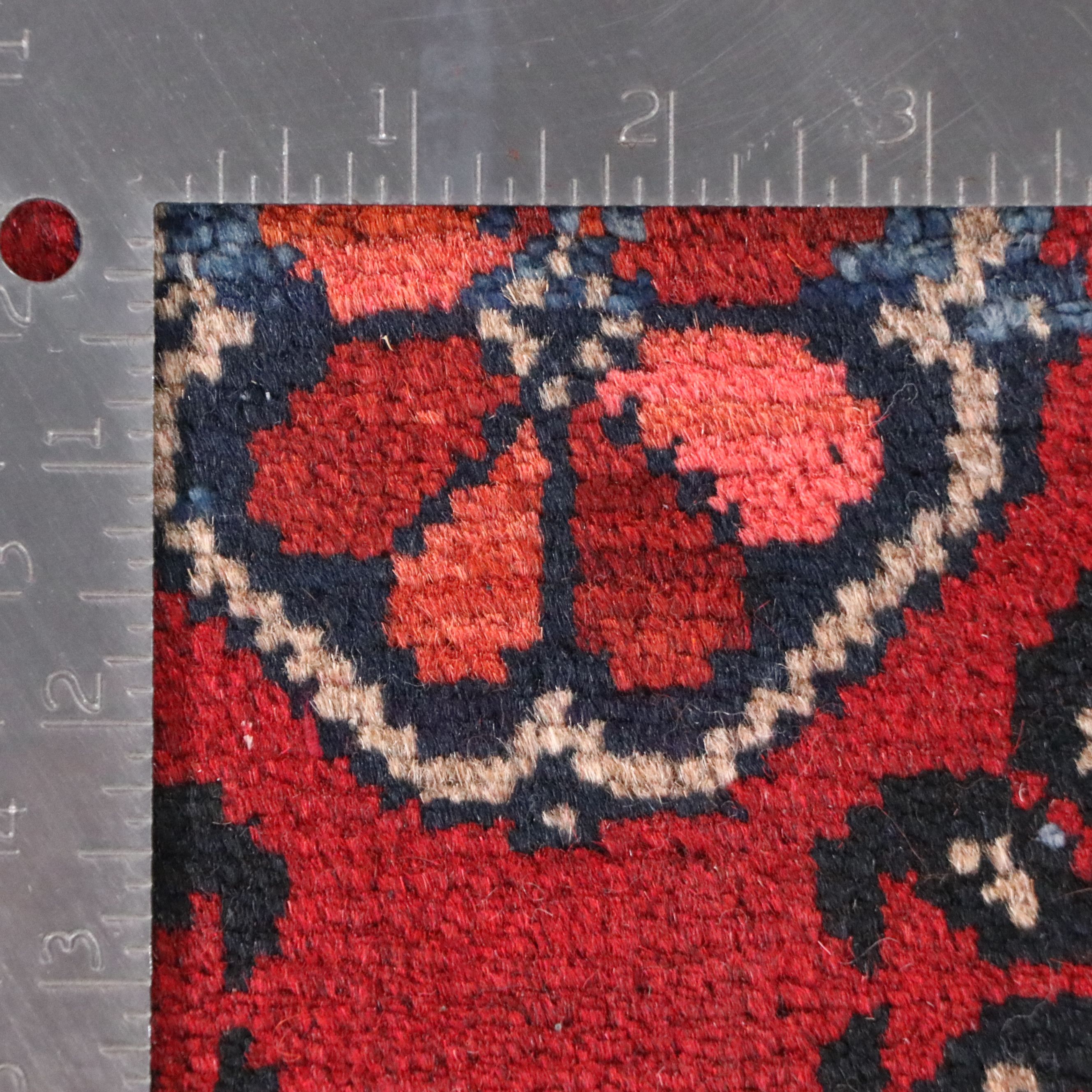 1'9 x 3'4 Hand-Knotted Afghan Kunduz Accent Rug