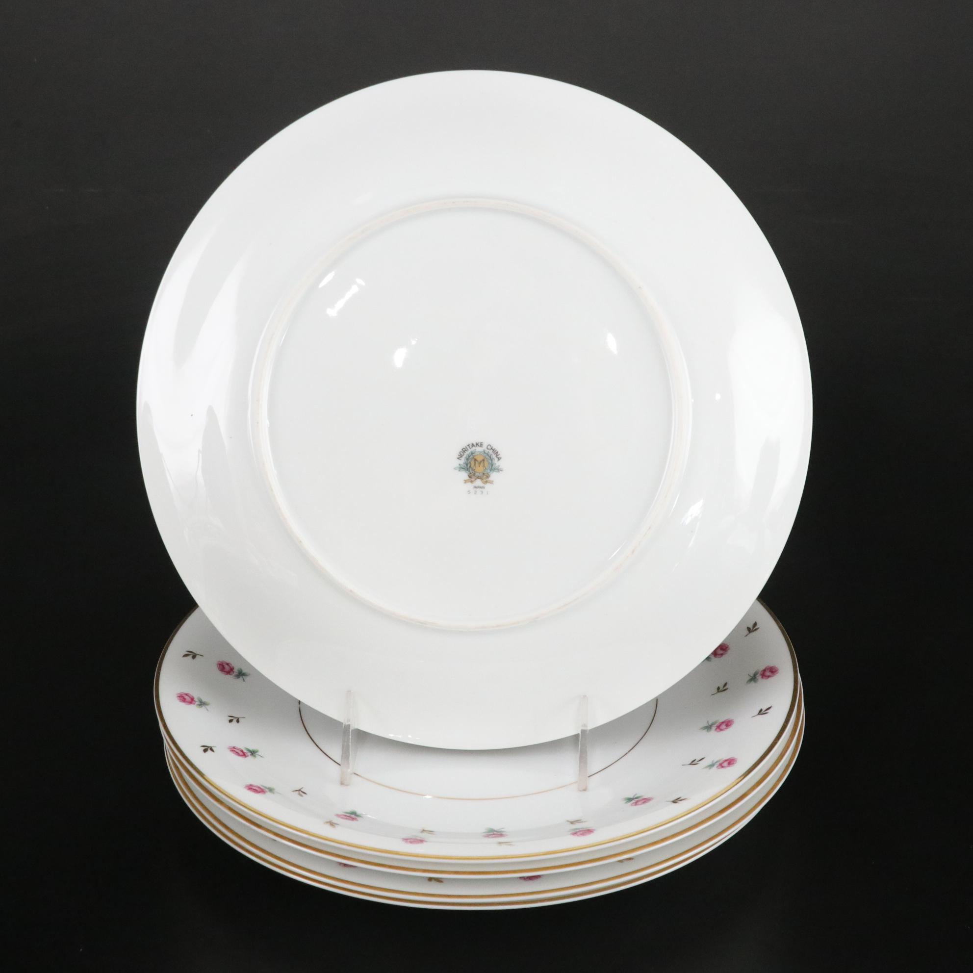 Noritake "Rosalie" Dinnerware Service for Four, Mid-20th C.