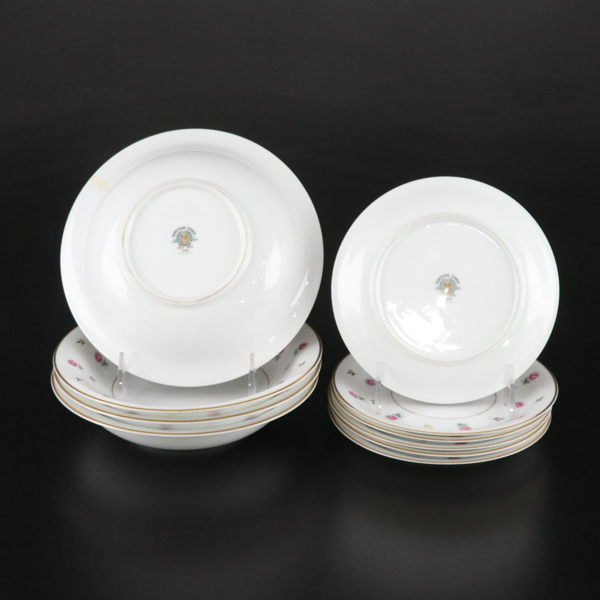 Noritake "Rosalie" Dinnerware Service for Four, Mid-20th C.