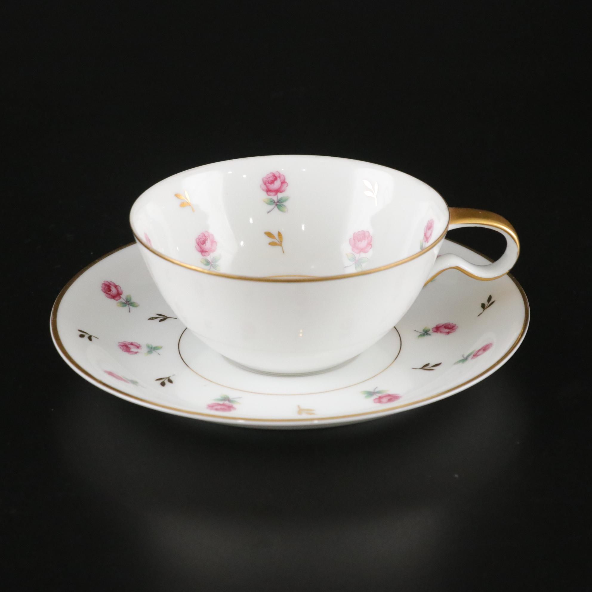 Noritake "Rosalie" Dinnerware Service for Four, Mid-20th C.
