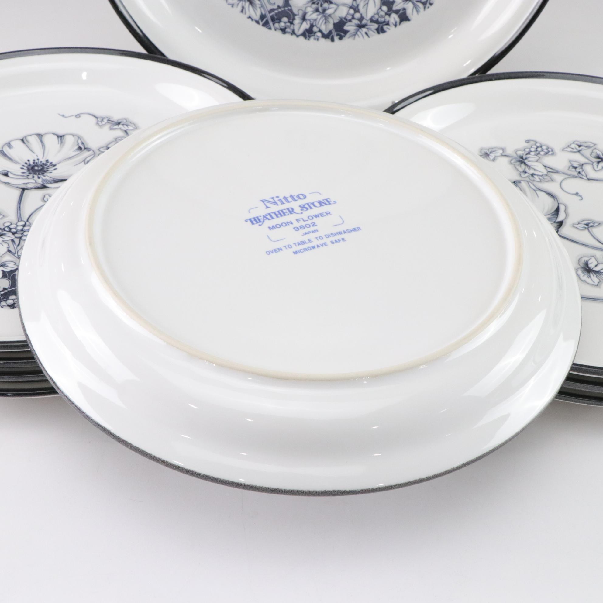 Nitto  Heather Stone "Moon Flower" Dinnerware
